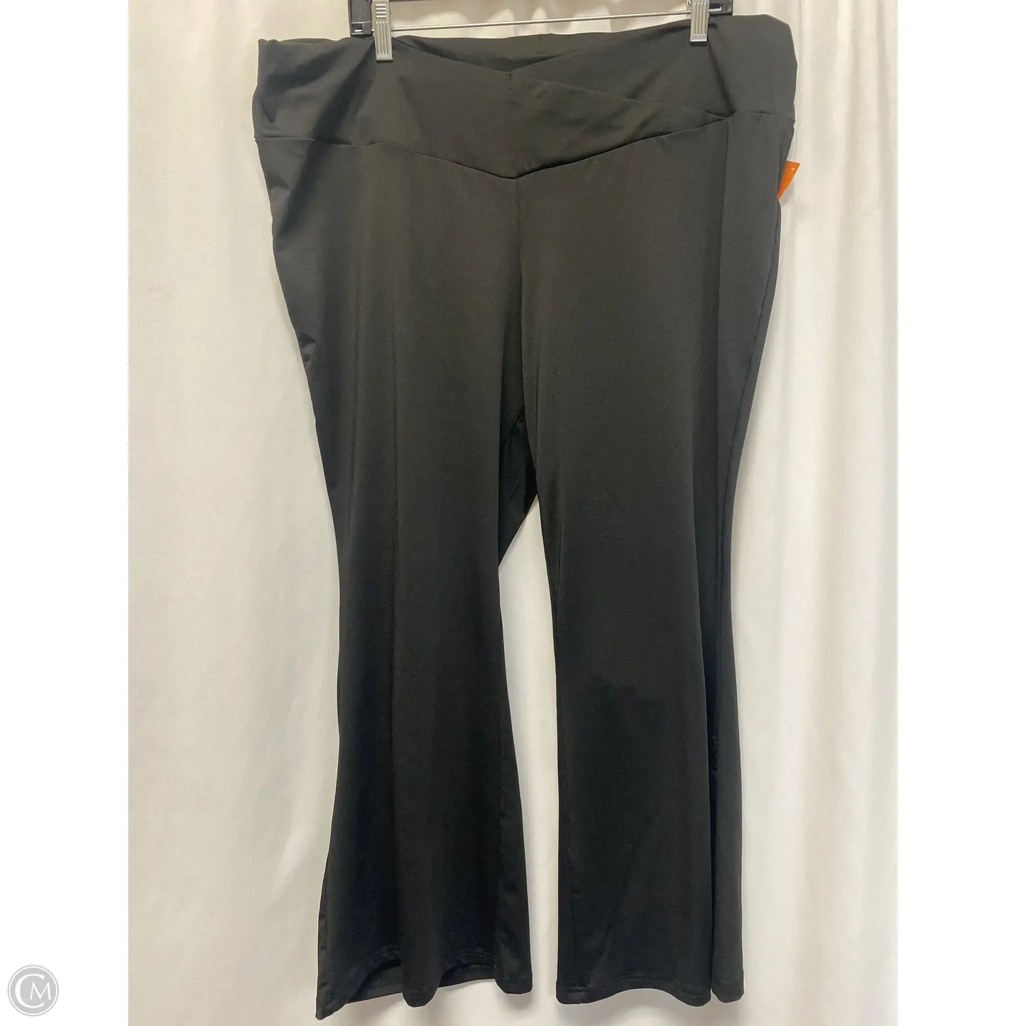 Pants Wide Leg By Shein In Black, Size: 4x