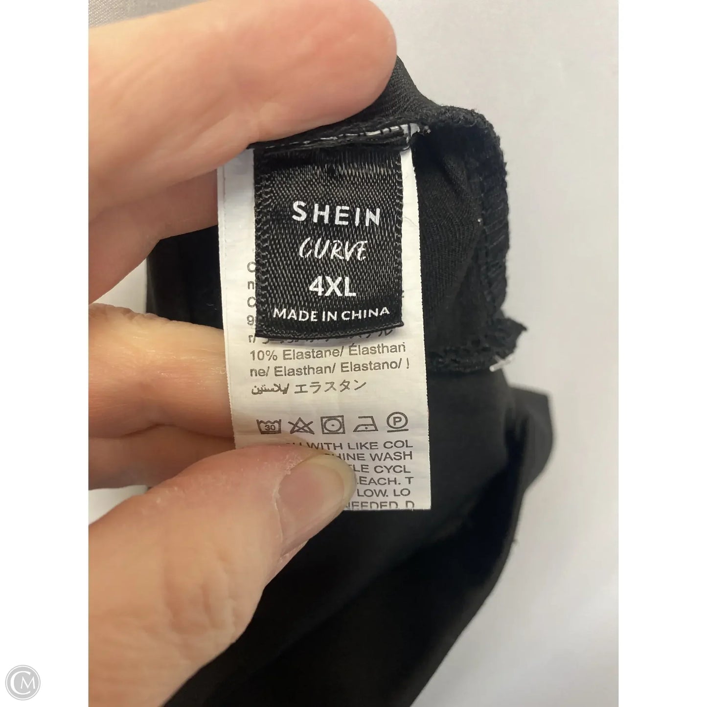 Pants Wide Leg By Shein In Black, Size: 4x