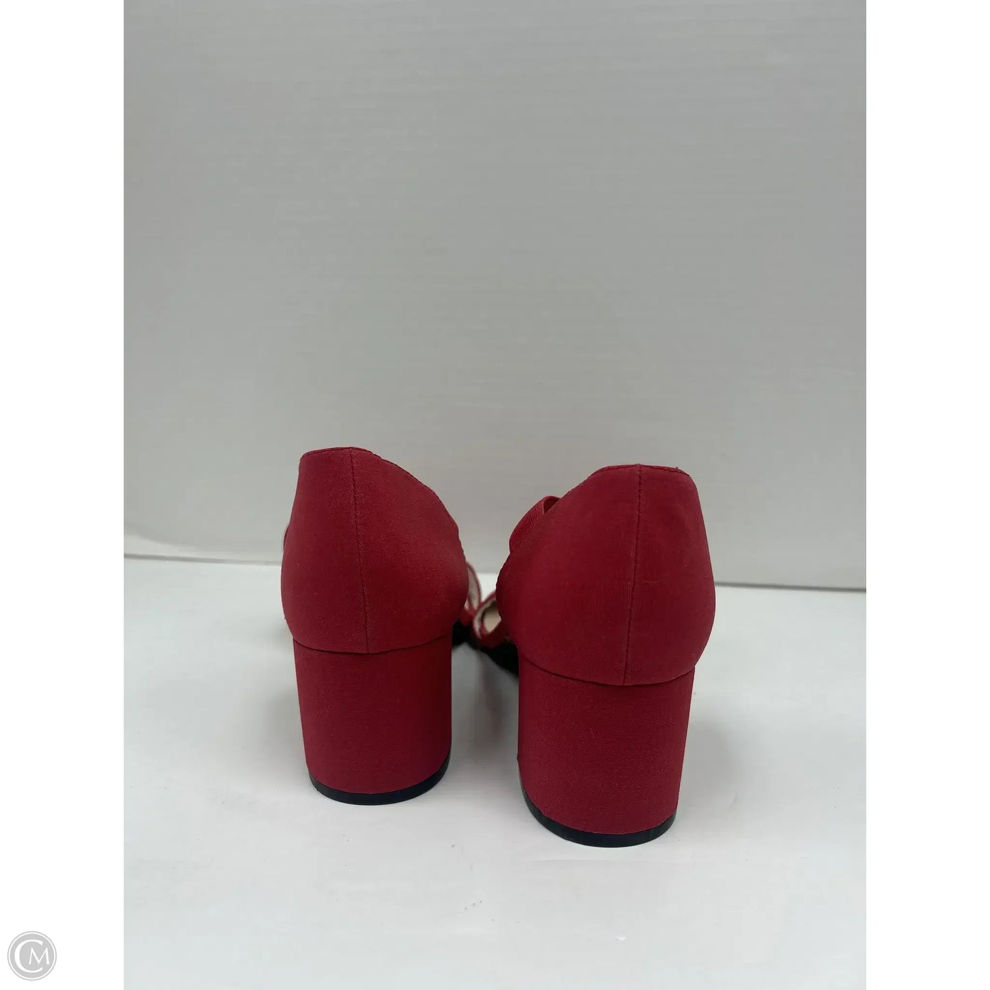 Sandals Heels Block By Life Stride In Red, Size: 10