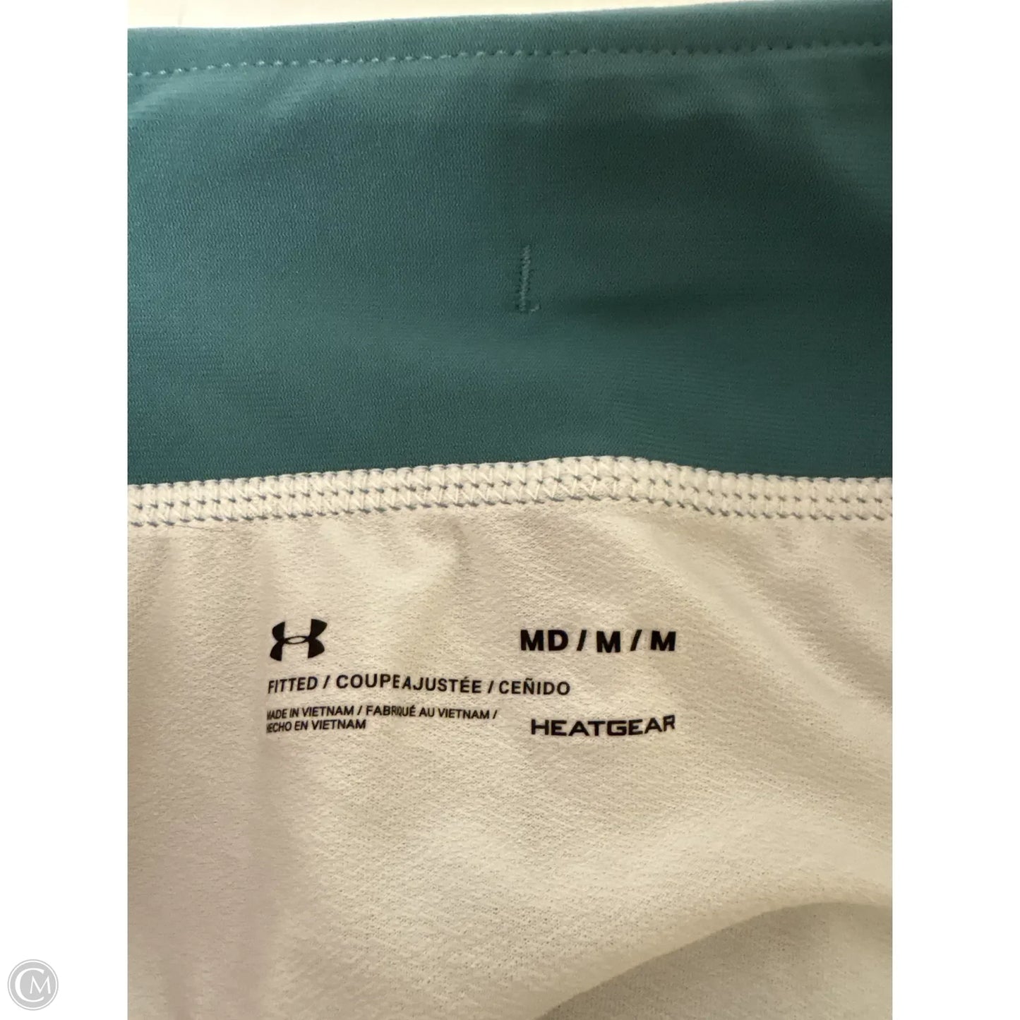 Athletic Shorts By Under Armour In Teal, Size: M