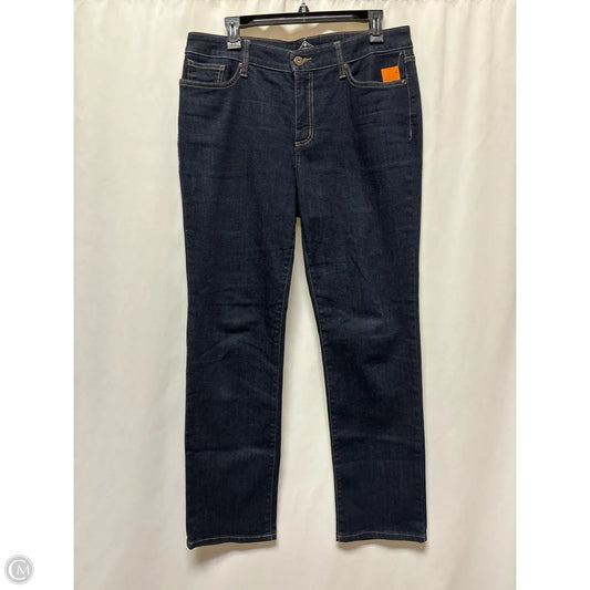 Jeans Straight By St Johns Bay In Blue Denim, Size: 12