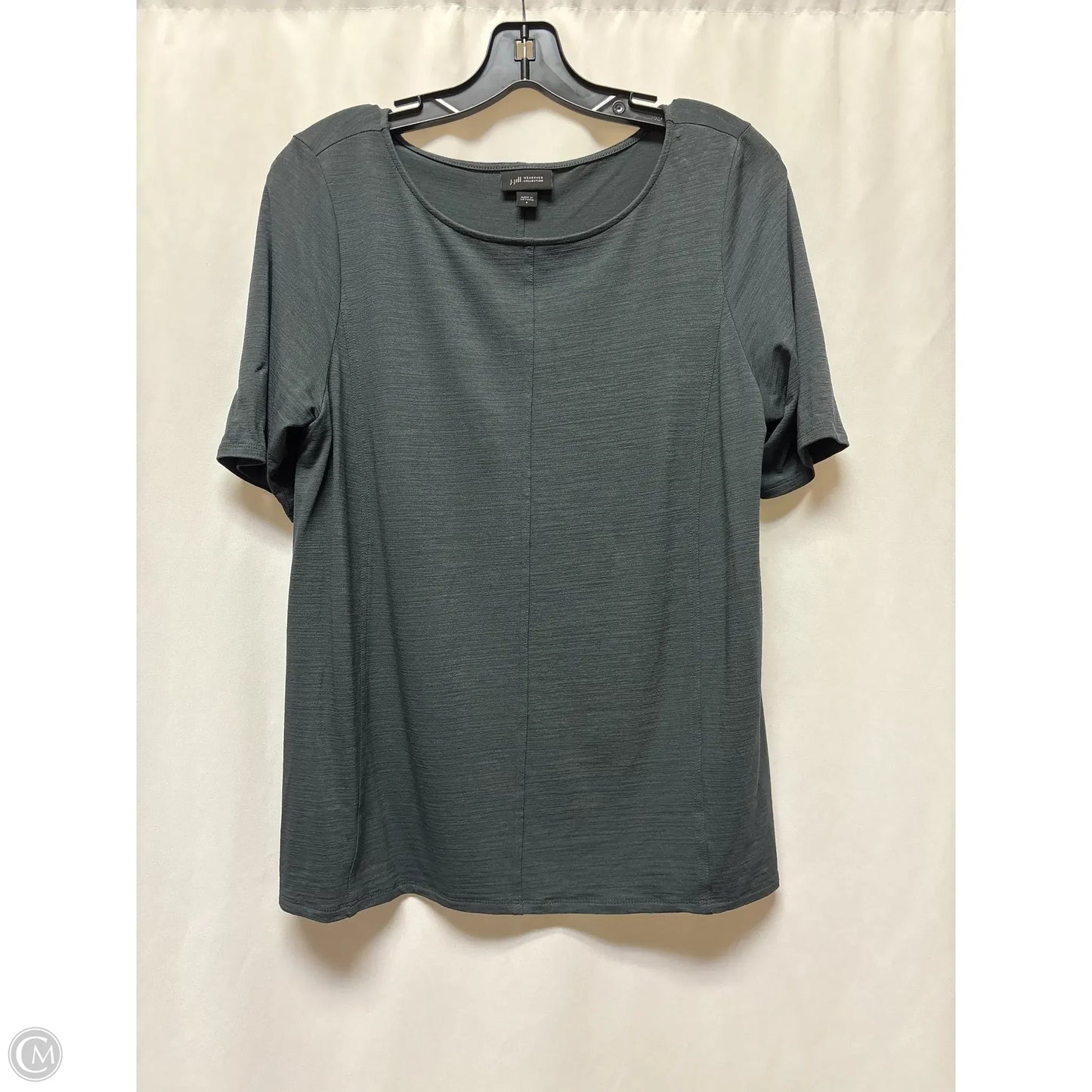 Top Short Sleeve By J. Jill In Grey, Size: S