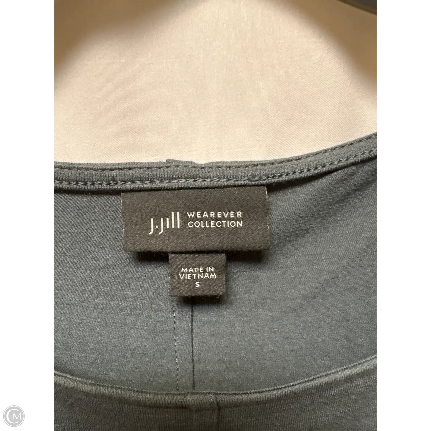 Top Short Sleeve By J. Jill In Grey, Size: S