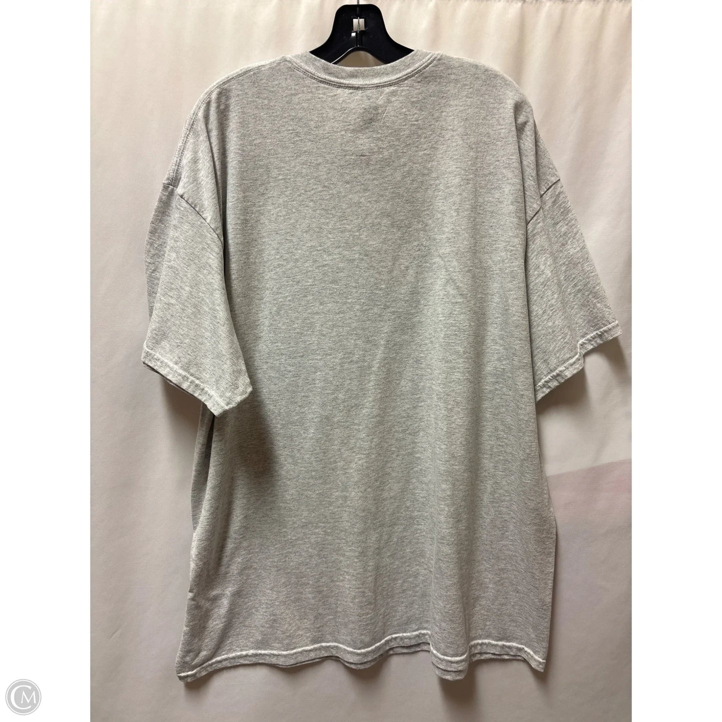 Top Short Sleeve By Gildan In Grey, Size: Xxl