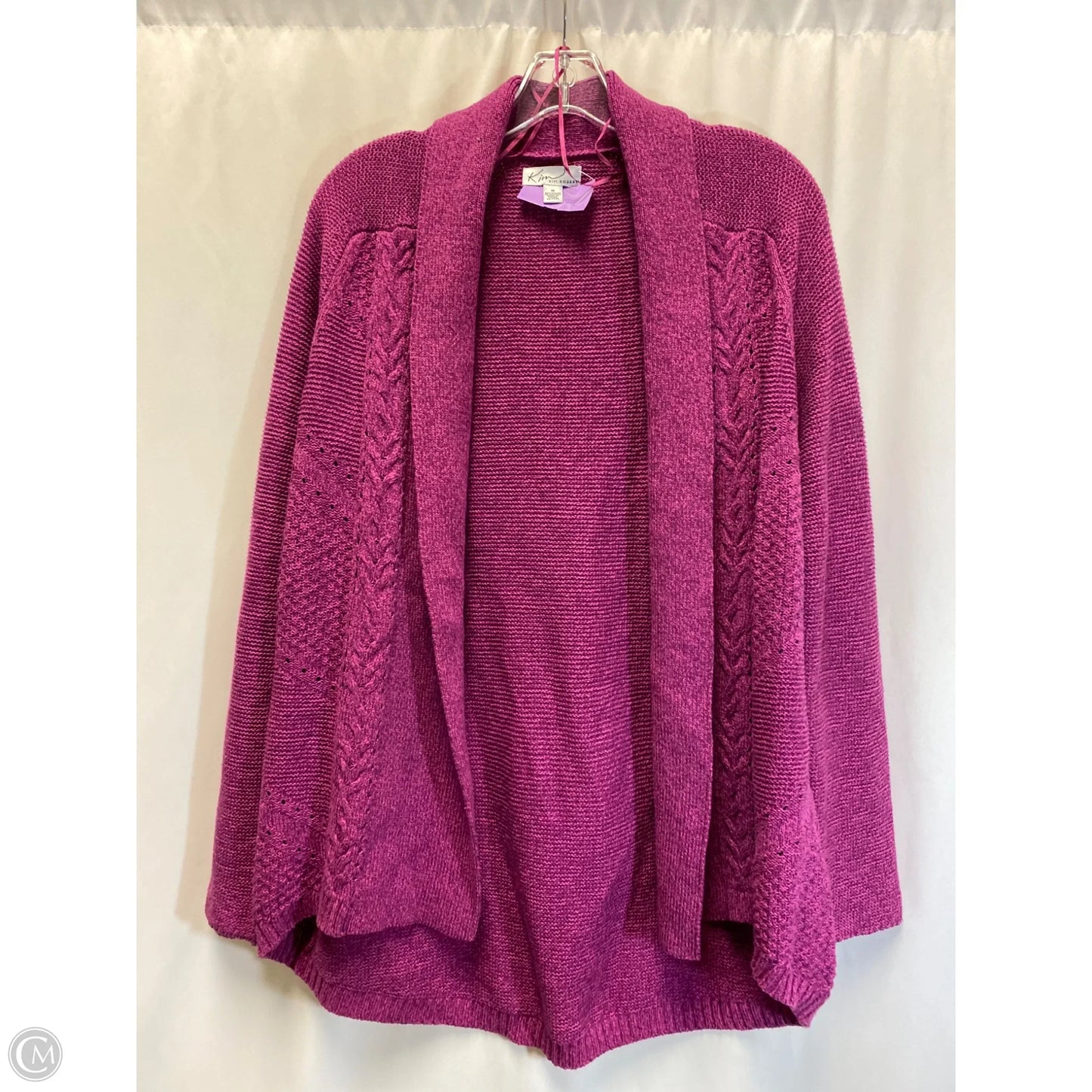 Cardigan By Kim Rogers In Purple, Size: M