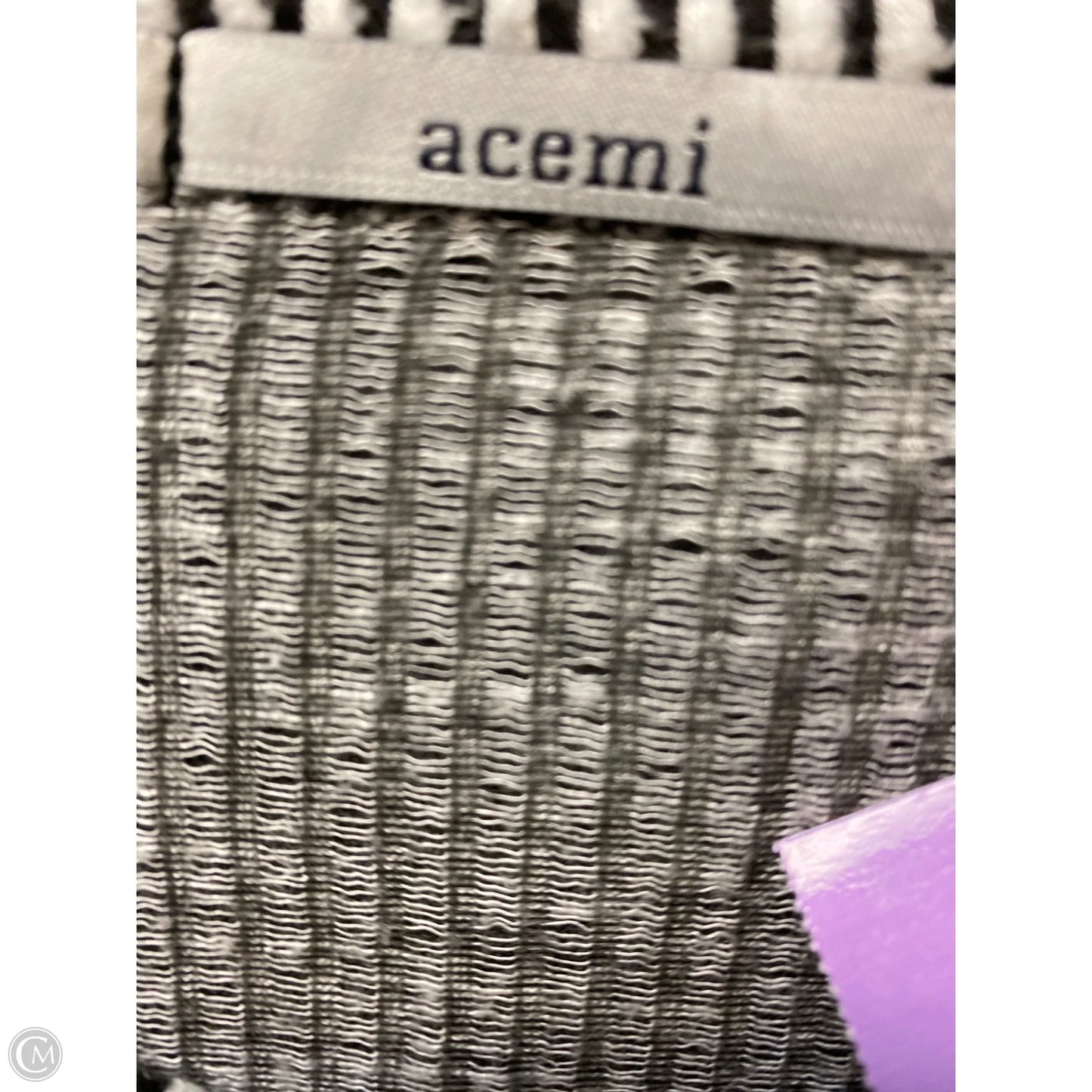 Sweater By Acemi In Black & White, Size: L