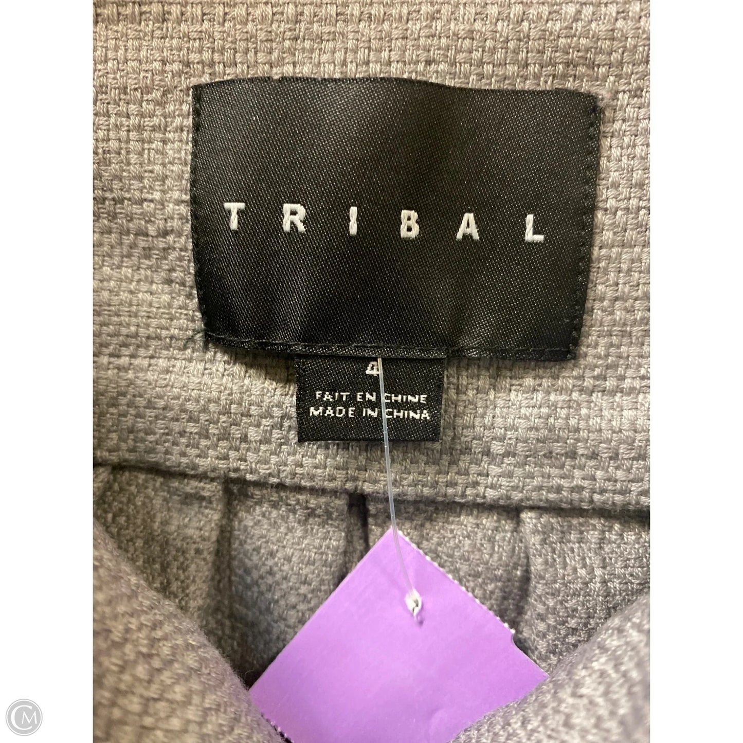 Jacket Other By Tribal In Grey, Size: 4