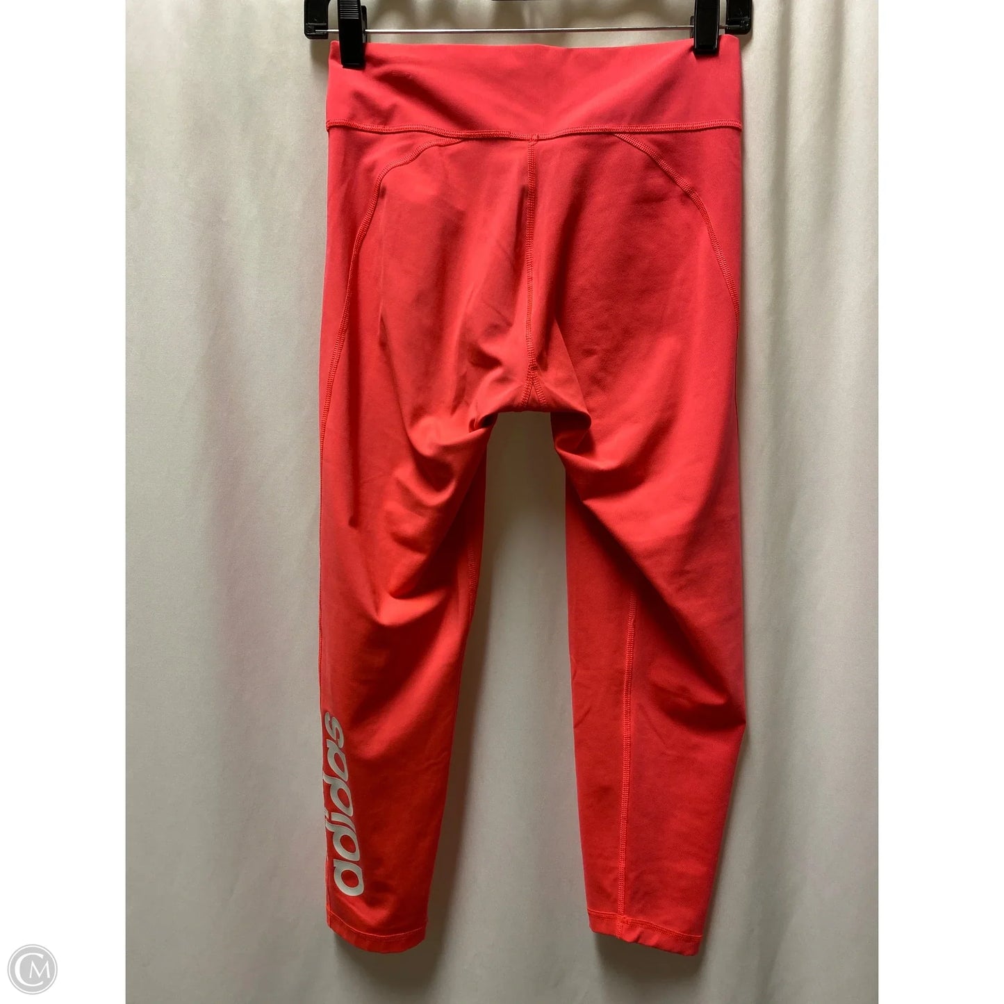 Athletic Leggings Capris By Adidas In Pink, Size: M