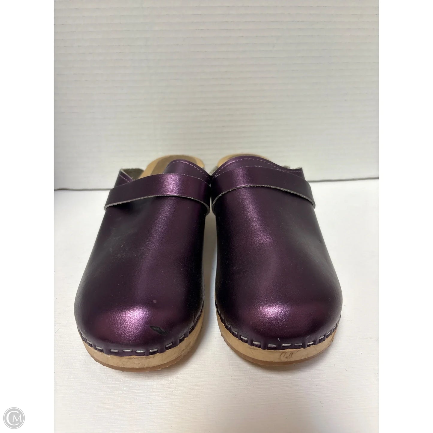 Shoes Heels Block By Clothes Mentor In Purple, Size: 8.5
