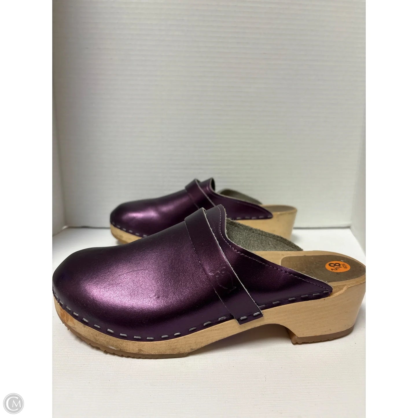 Shoes Heels Block By Clothes Mentor In Purple, Size: 8.5