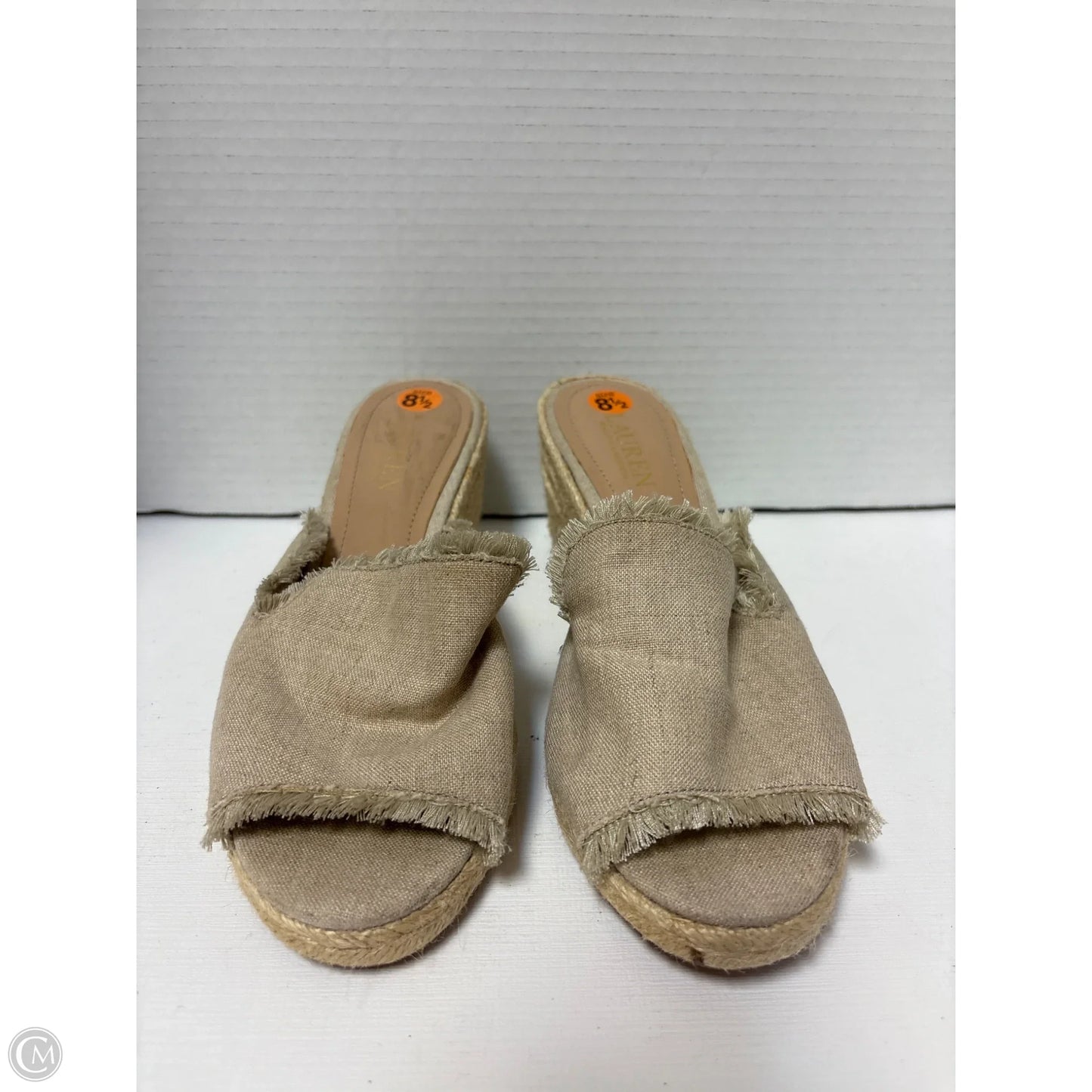 Shoes Heels Block By Ralph Lauren In Tan, Size: 8.5