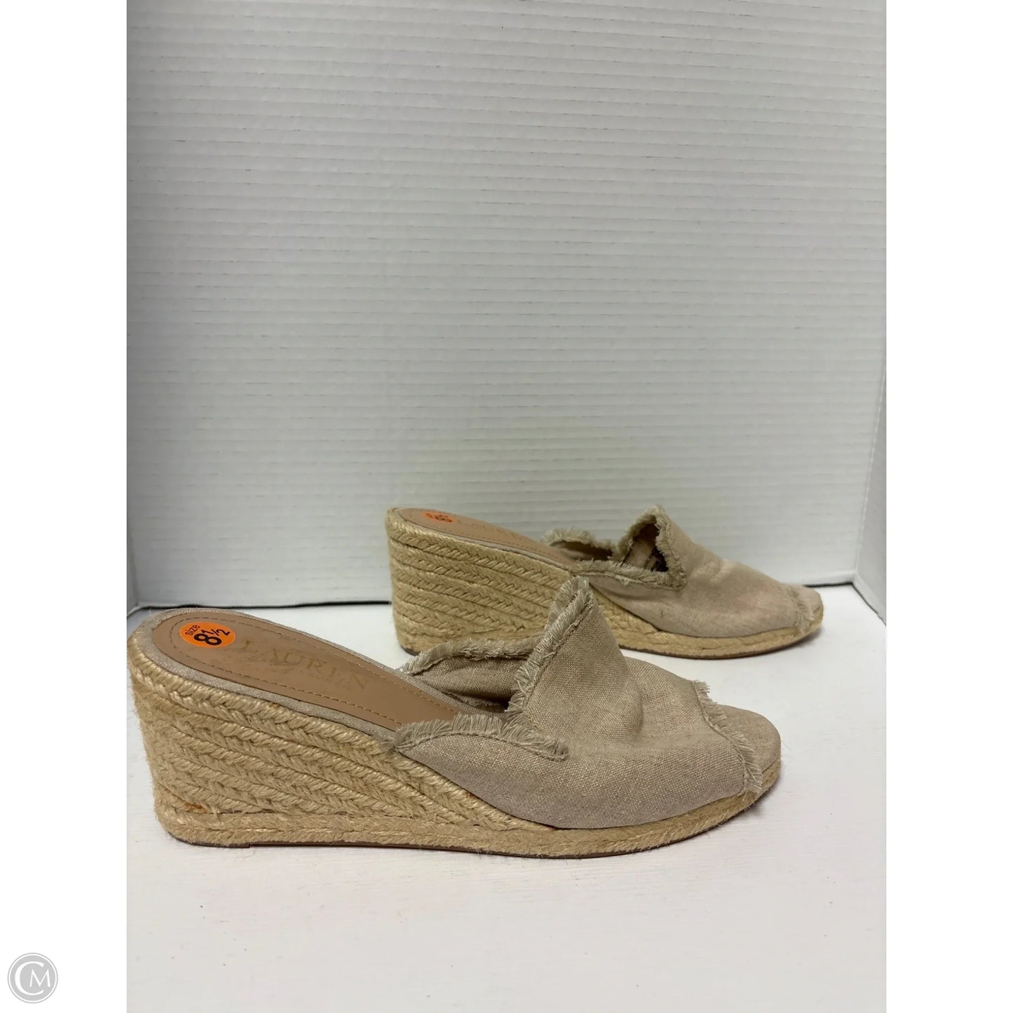 Shoes Heels Block By Ralph Lauren In Tan, Size: 8.5