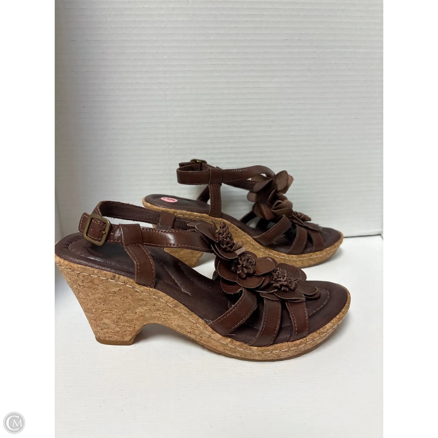 Shoes Heels Block By Nature Breeze In Brown, Size: 9