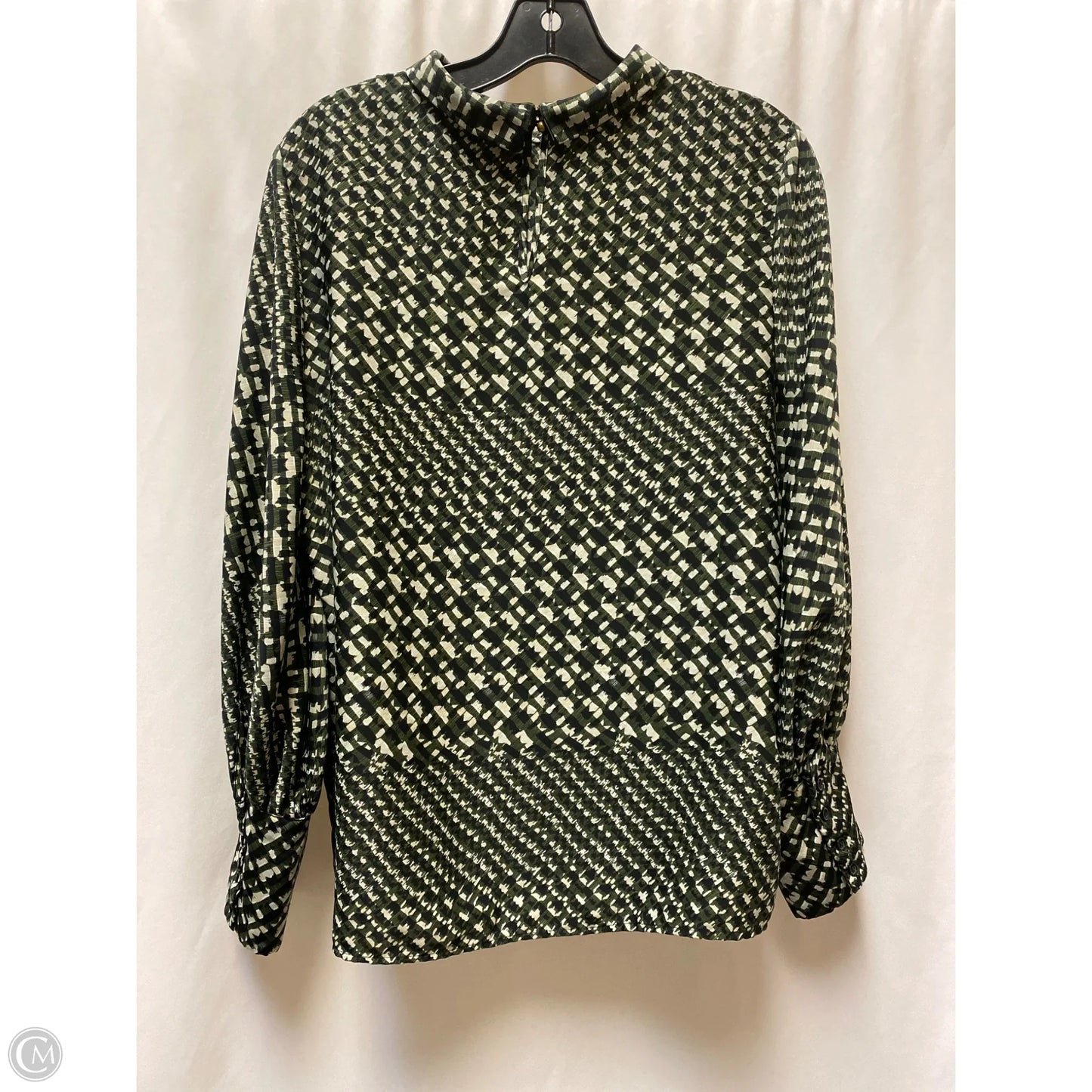 Top Long Sleeve By Who What Wear In Green, Size: L