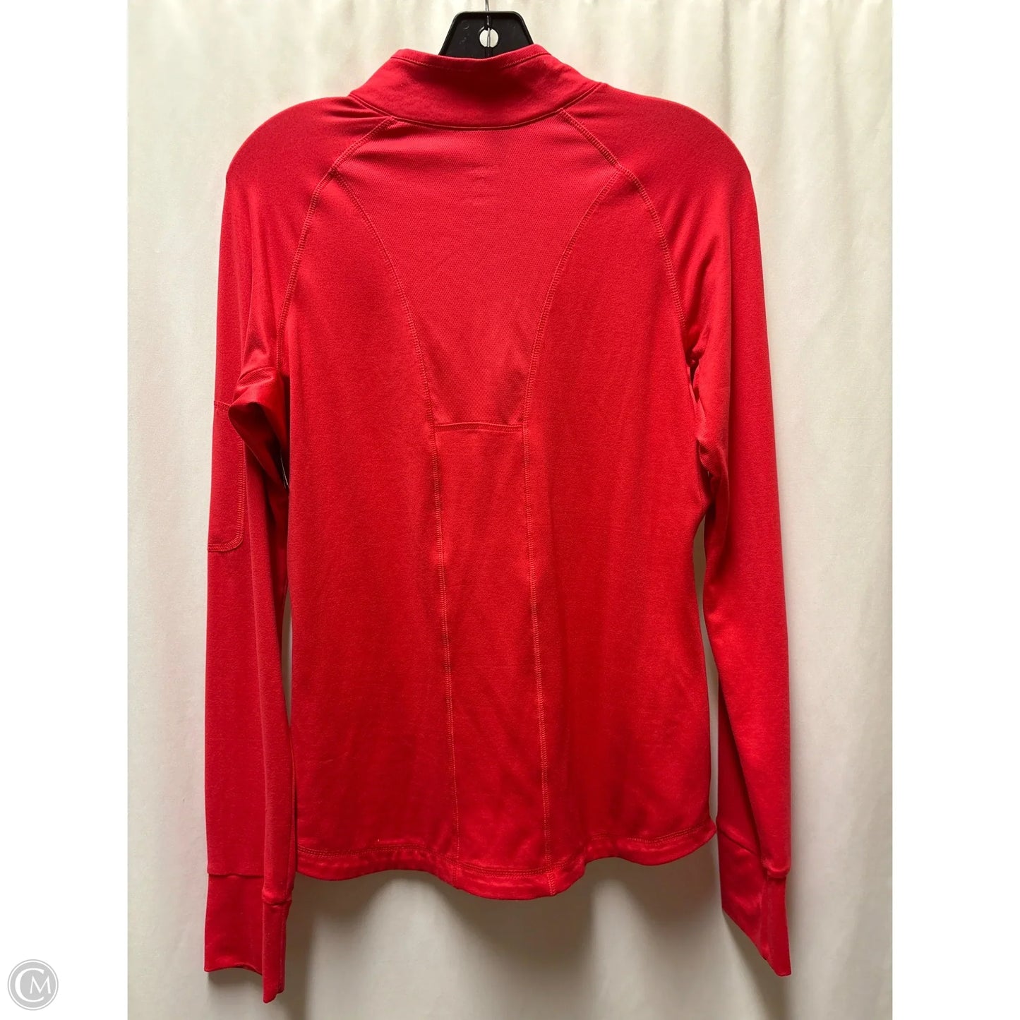 Athletic Jacket By Reebok In Pink, Size: M