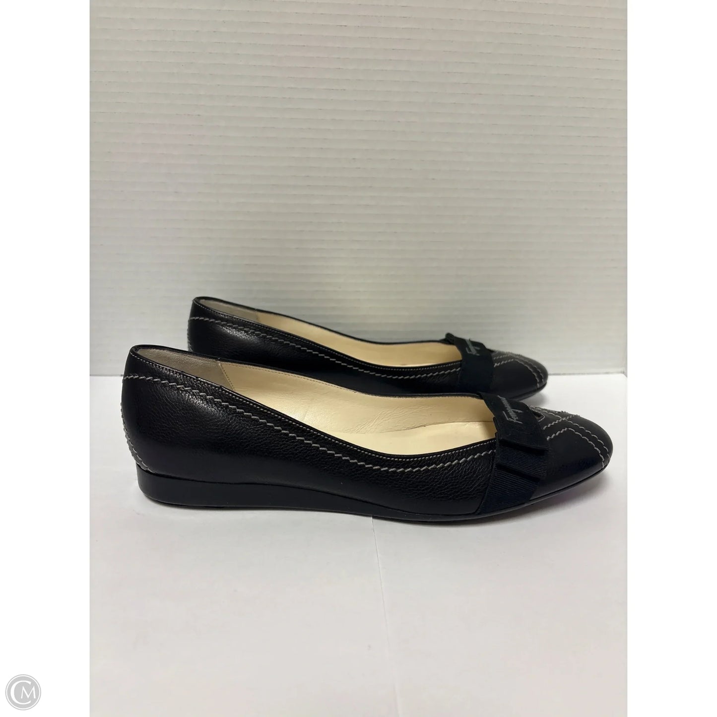 Shoes Flats By Clothes Mentor In Black, Size: 8