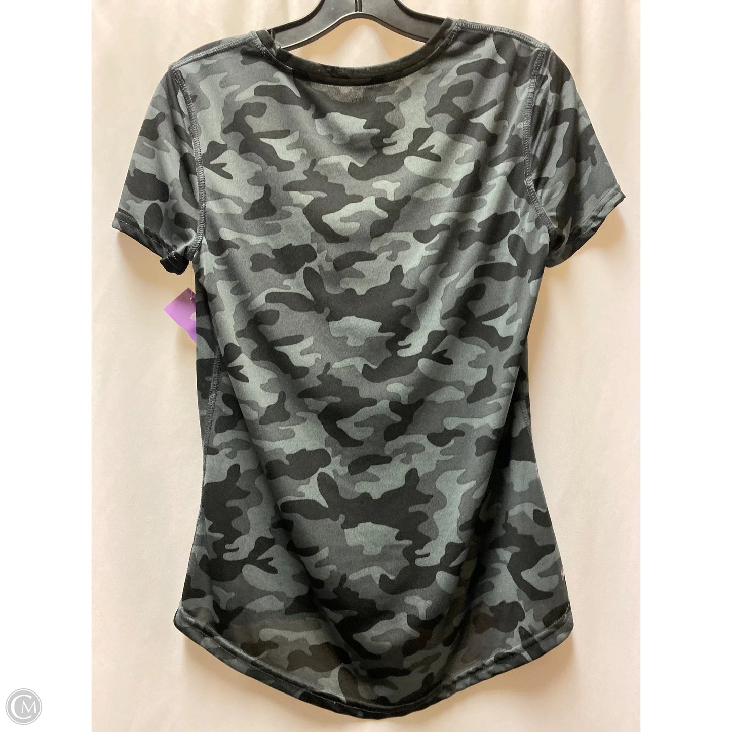 Athletic Top Short Sleeve By Danskin Now In Black, Size: M