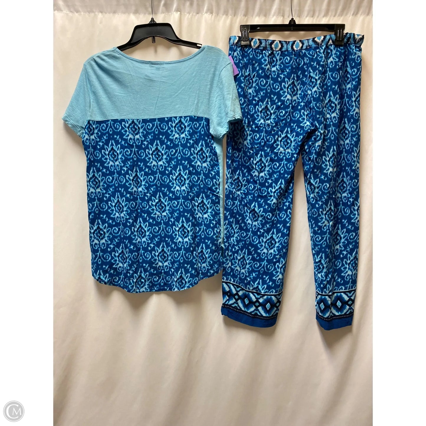 Pajamas 2pc By Clothes Mentor In Blue, Size: M