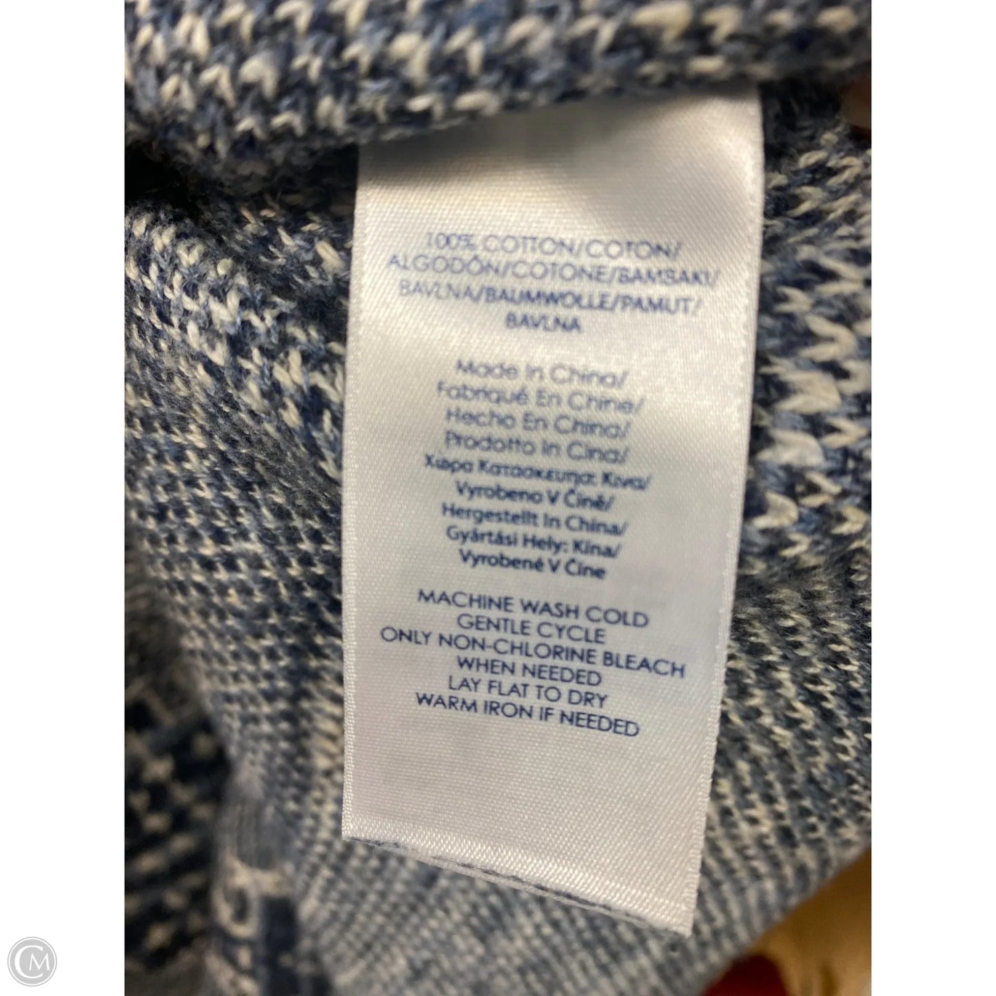 Sweater By Chaps In Blue, Size: 2x