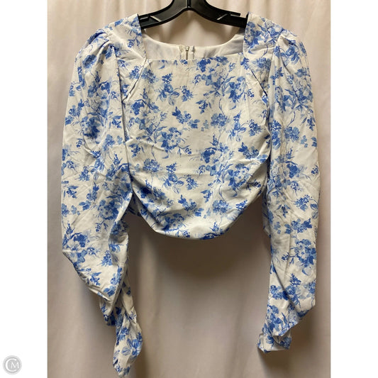 Top Long Sleeve By Boohoo Boutique In Blue, Size: 12