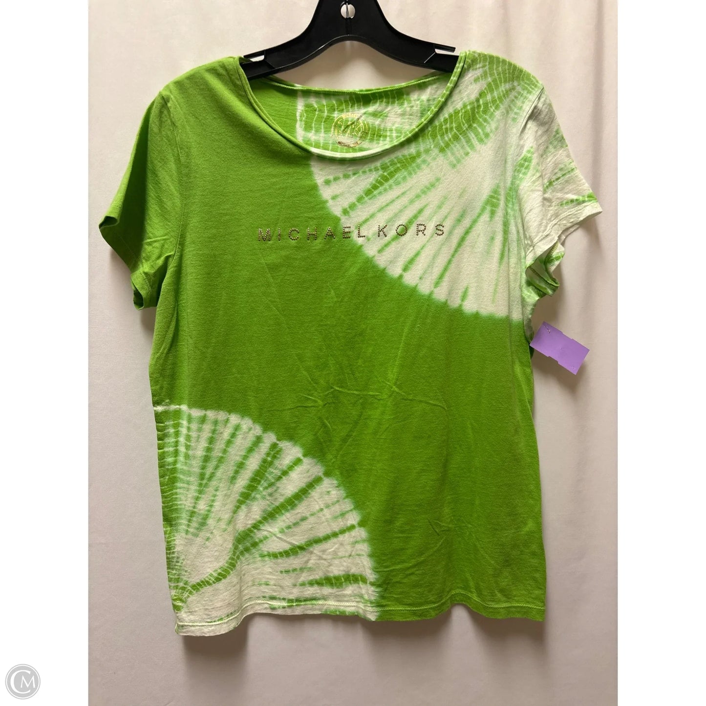 Top Short Sleeve By Michael By Michael Kors In Green, Size: M