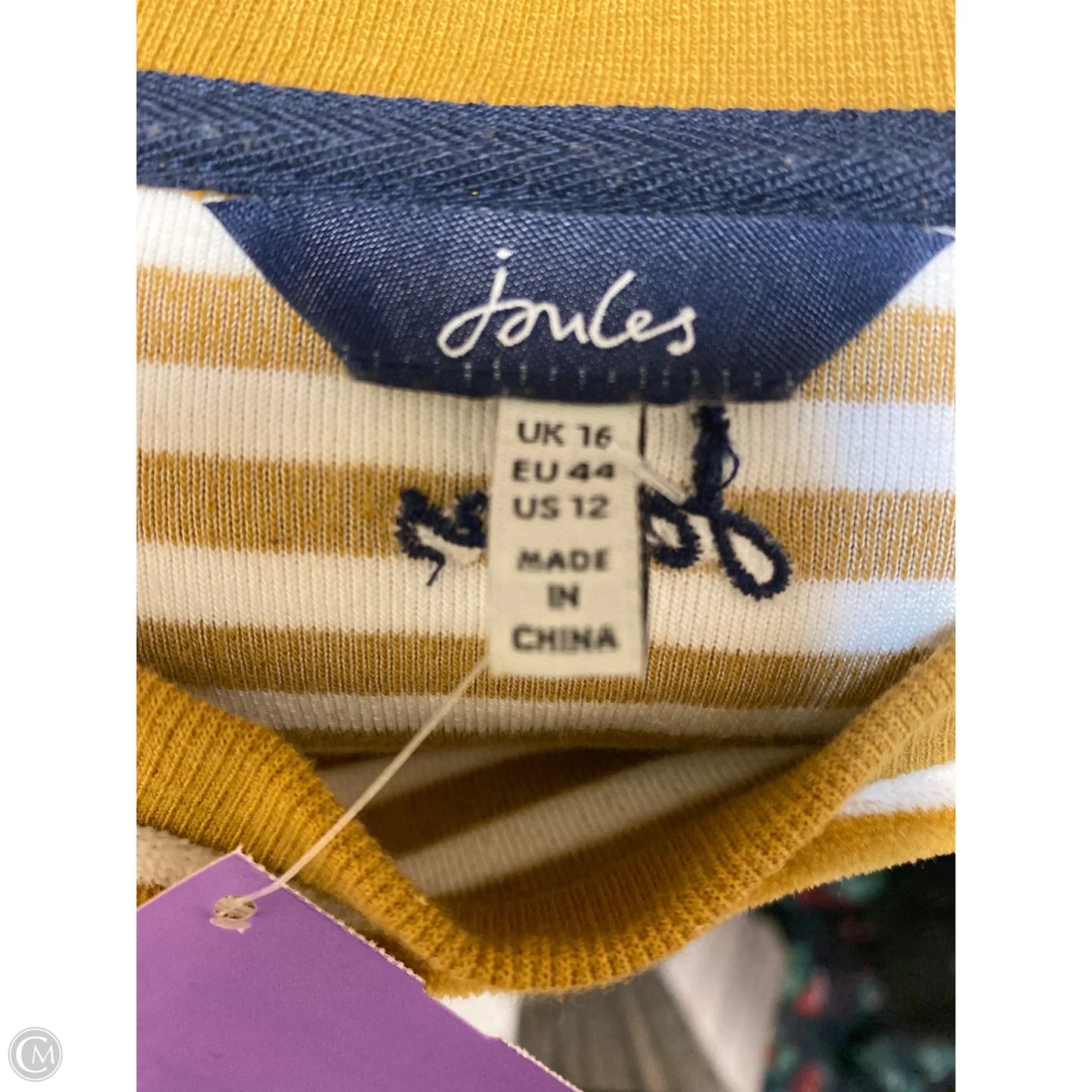 Sweater By Clothes Mentor In Yellow, Size: 16