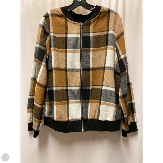 Top Long Sleeve By Clothes Mentor In Brown, Size: 2x