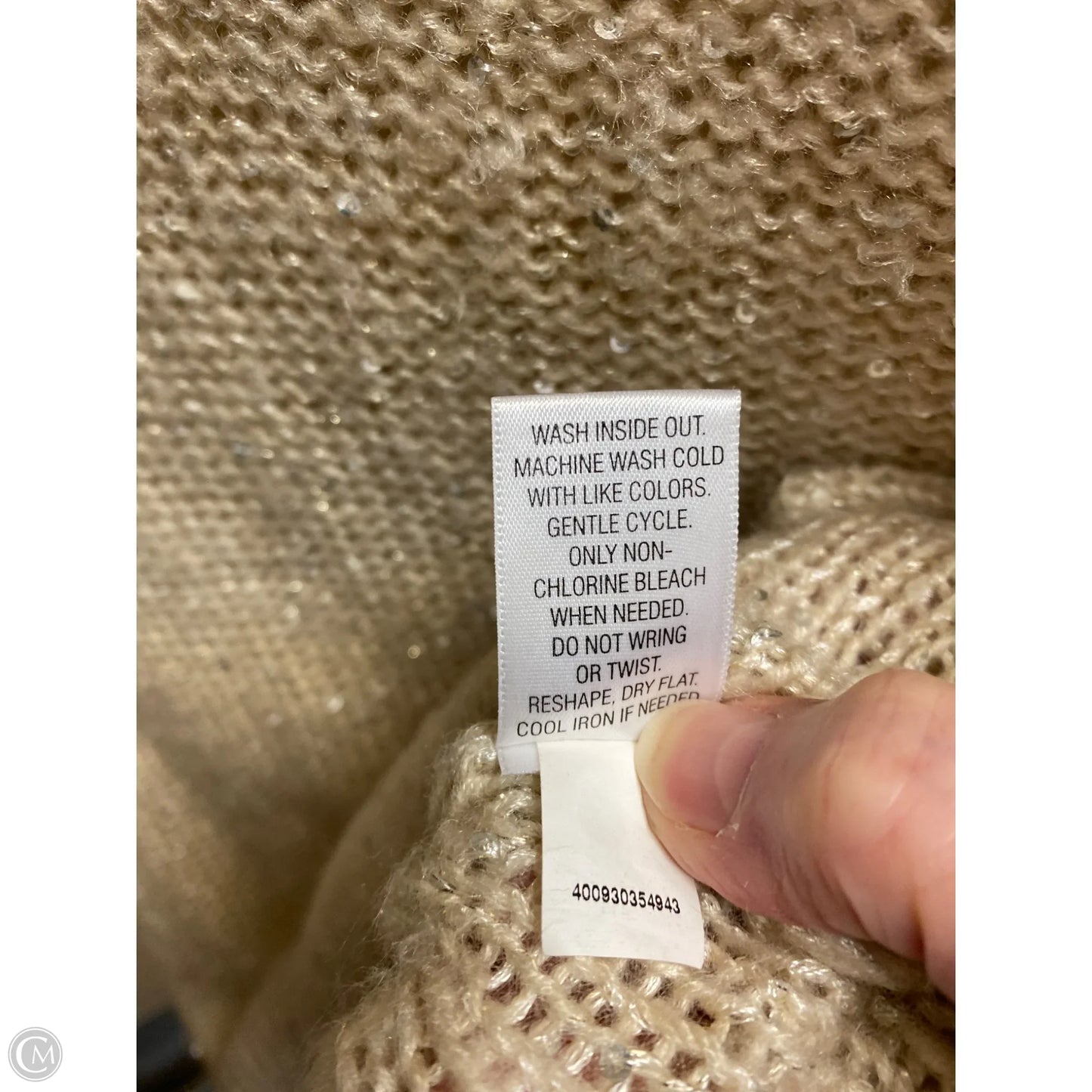 Sweater By Apt 9 In Beige, Size: S