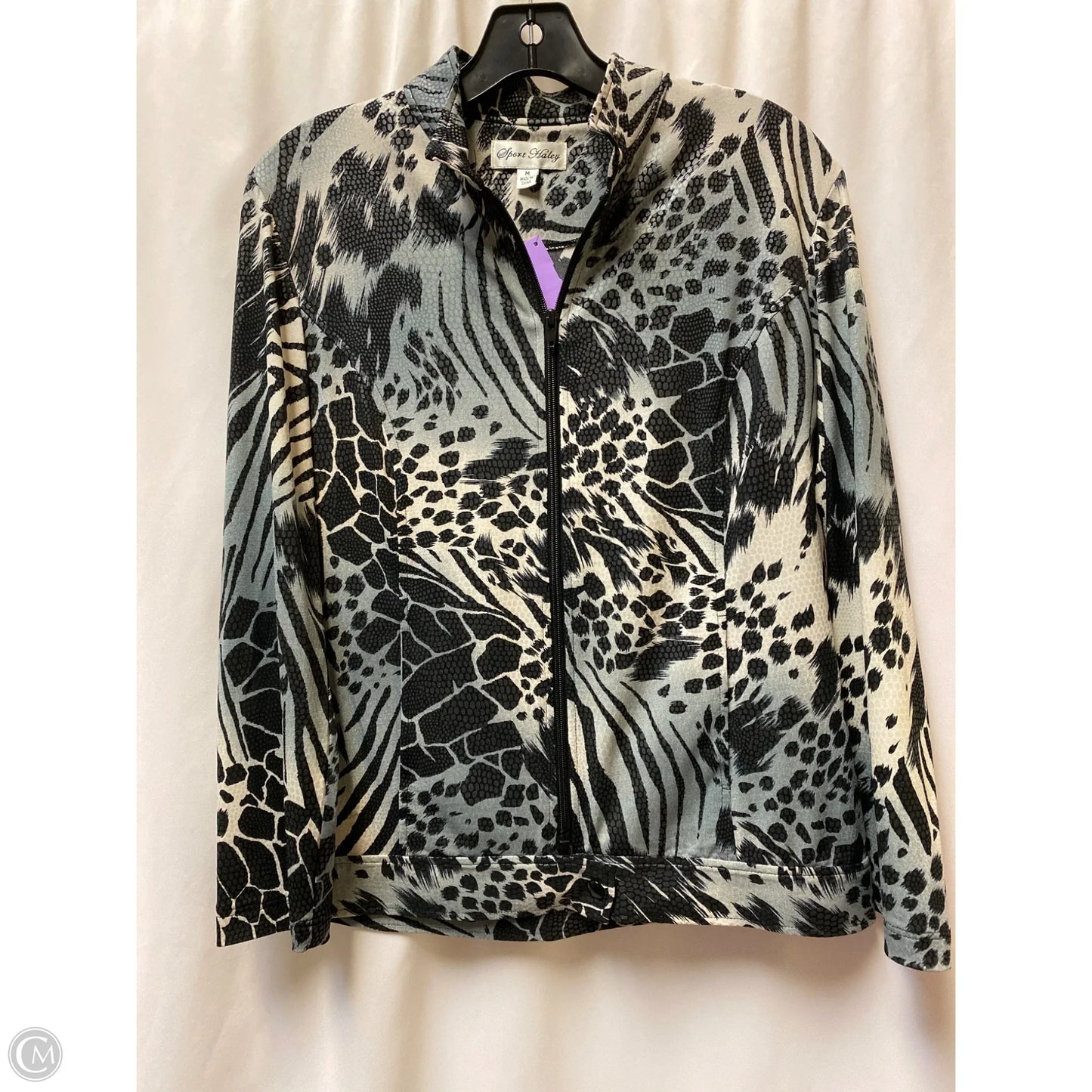 Athletic Fleece By Clothes Mentor In Animal Print, Size: M