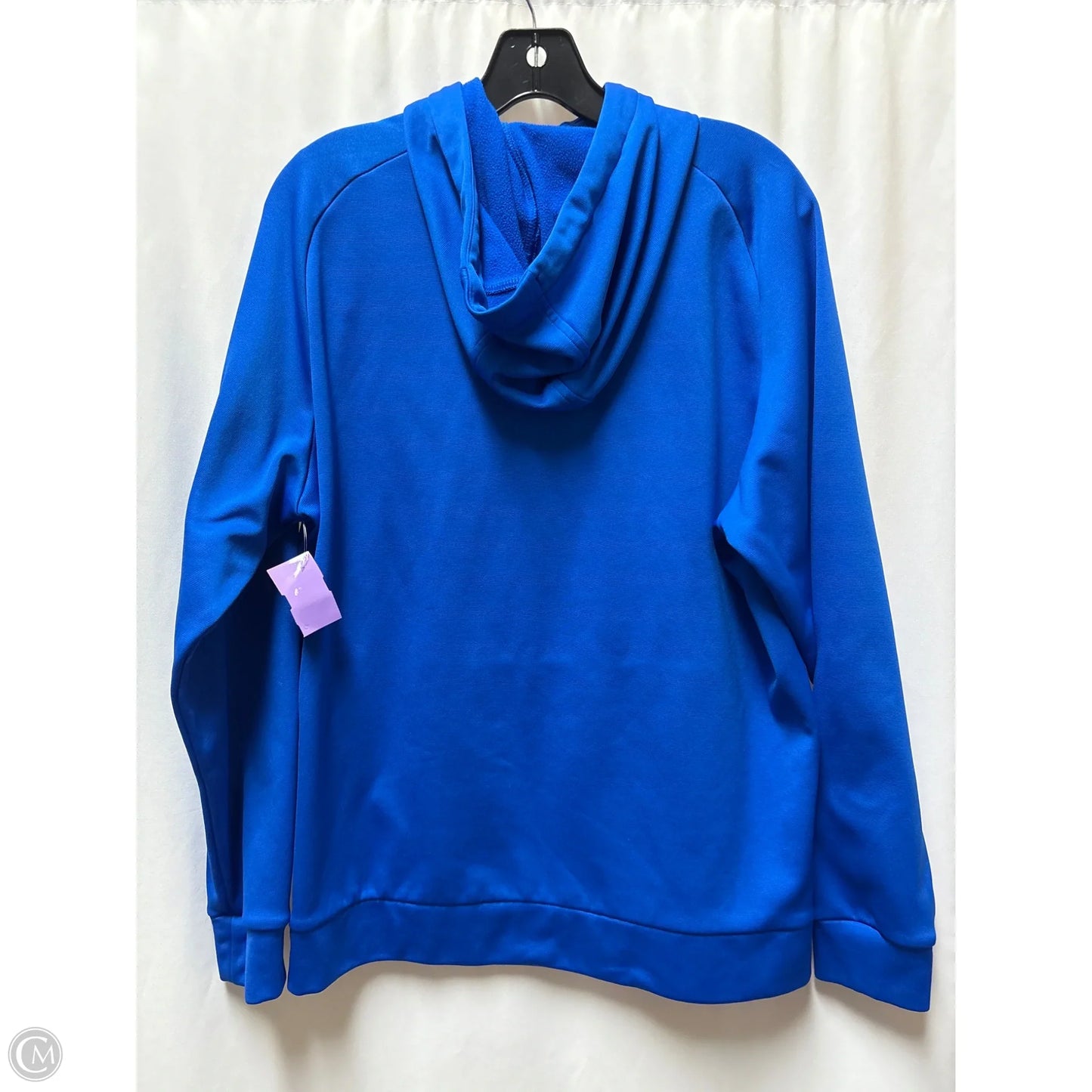 Sweatshirt Hoodie By Under Armour In Blue, Size: M