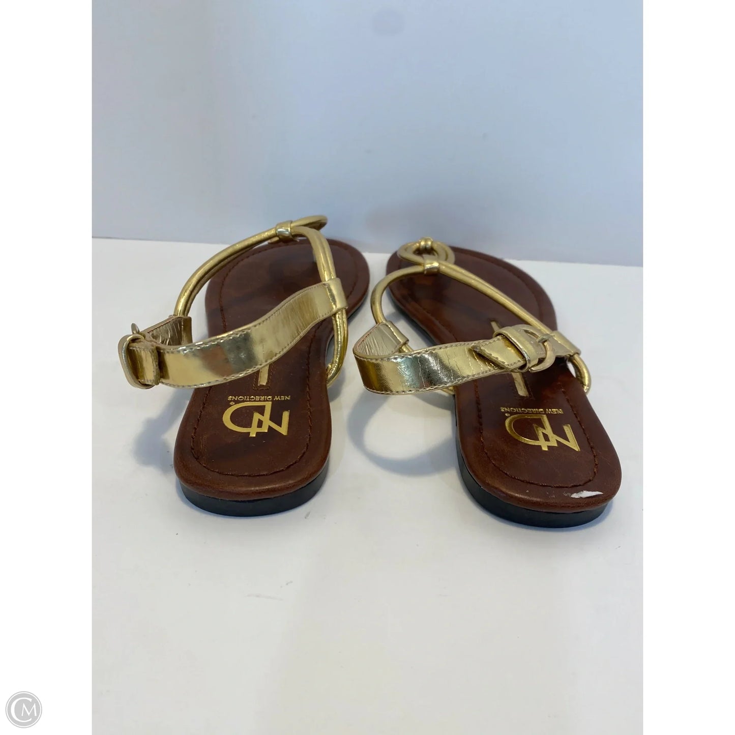 Sandals Flats By New Directions In Gold, Size: 8