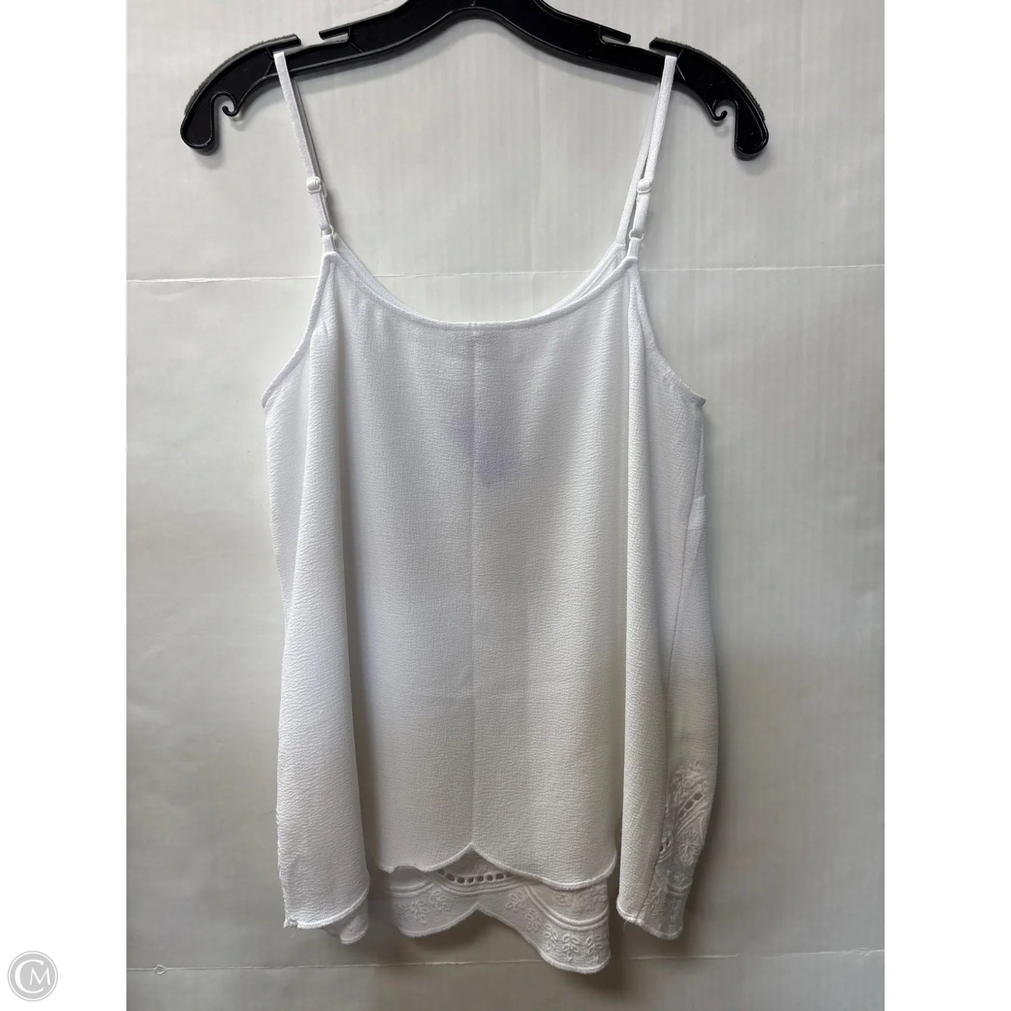 Top Sleeveless By Loft In White, Size: S