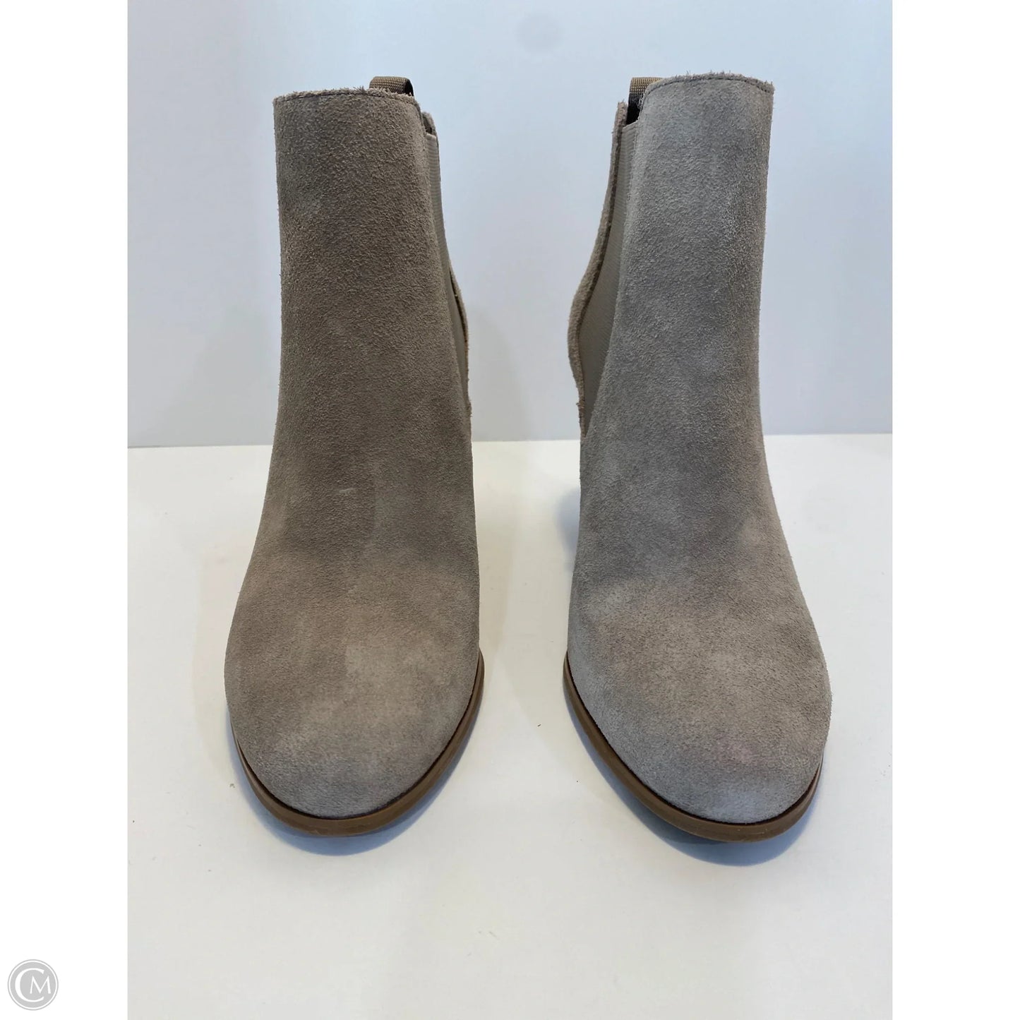 Boots Designer By Michael Kors In Grey, Size: 8