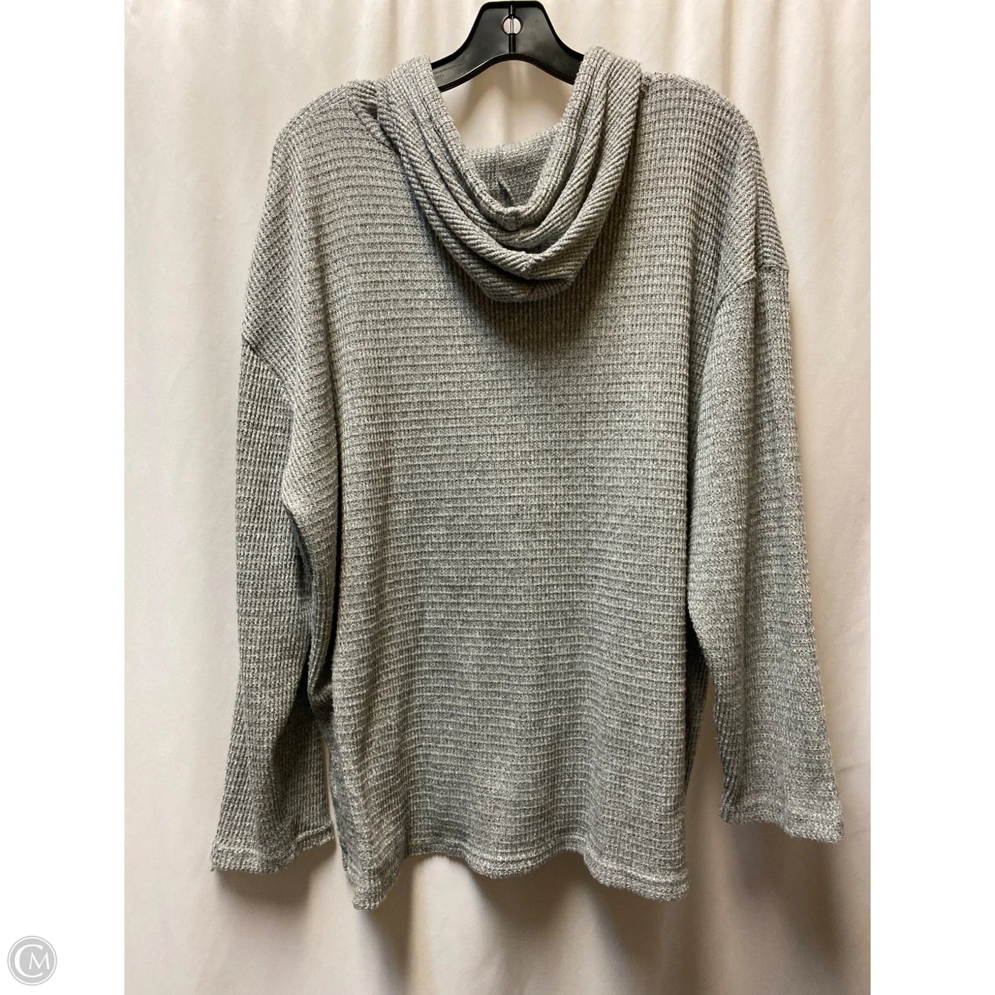 Sweatshirt Hoodie By Serra In Grey, Size: Xl