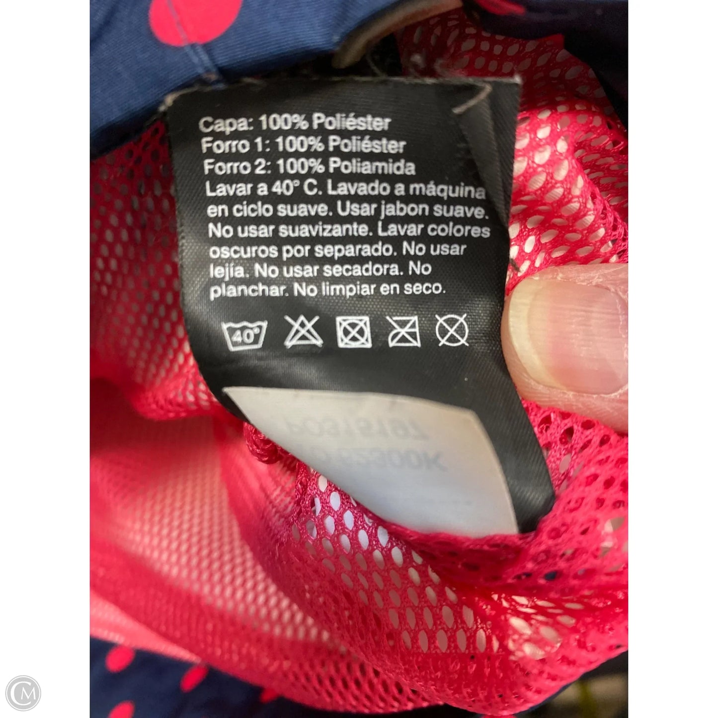 Coat Raincoat By Helly Hansen In Blue, Size: L