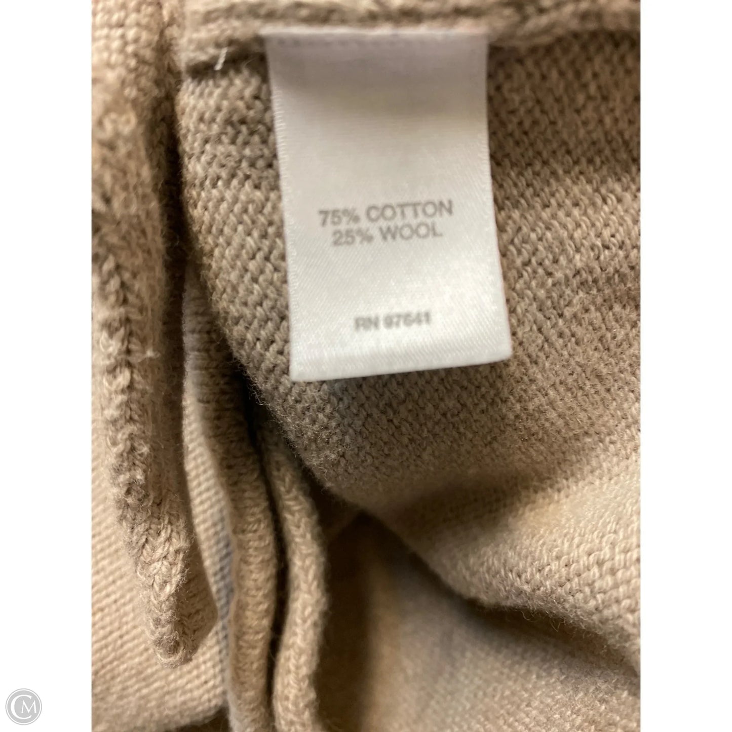 Sweater By Pure Jill In Brown, Size: L