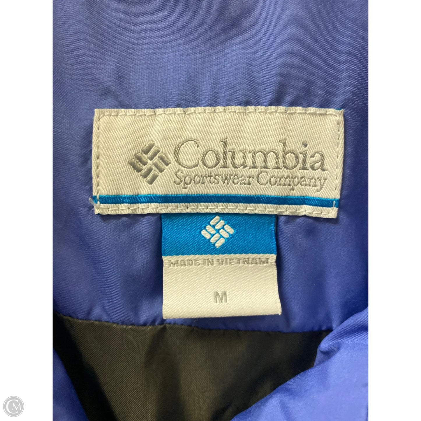 Jacket Puffer & Quilted By Columbia In Blue, Size: M