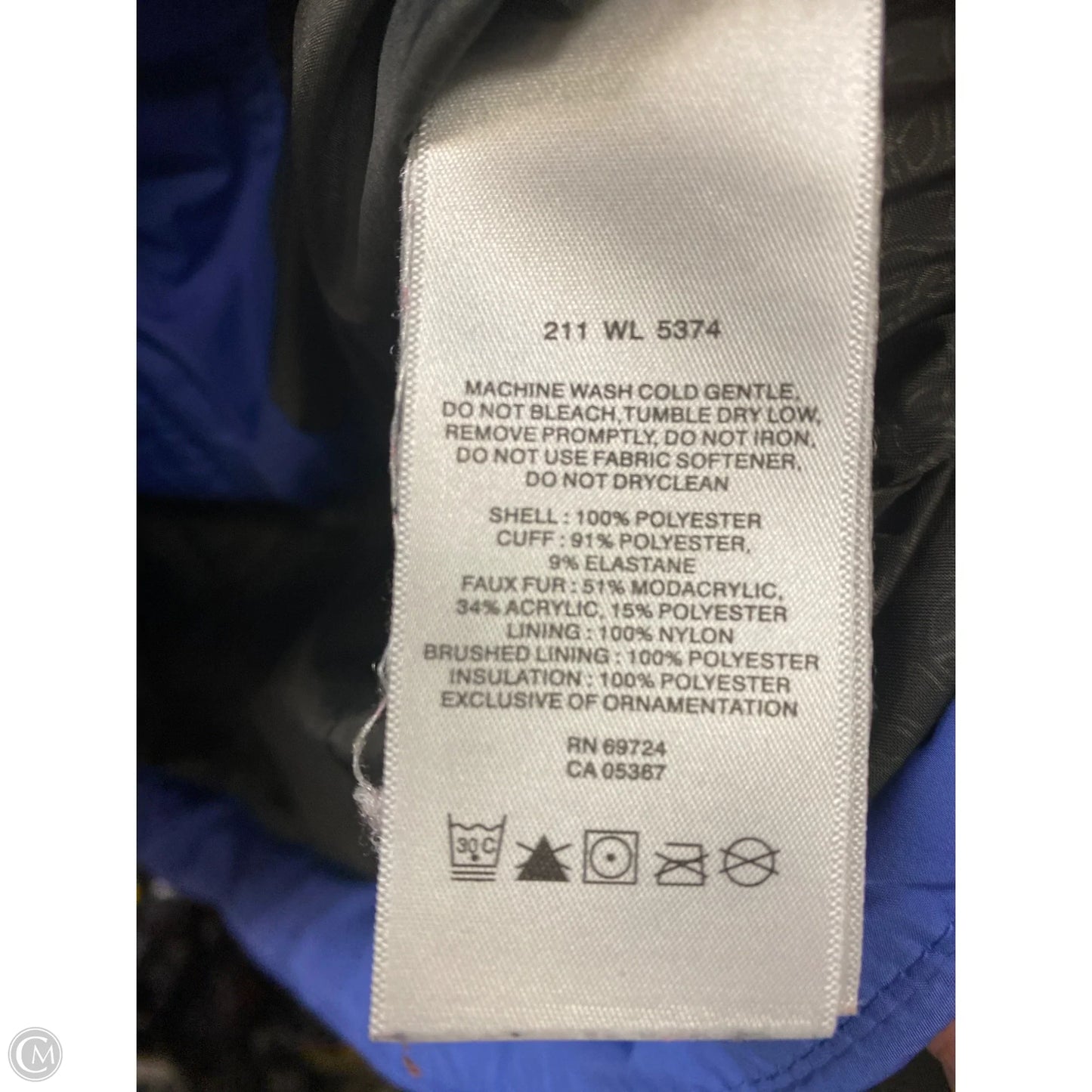 Jacket Puffer & Quilted By Columbia In Blue, Size: M