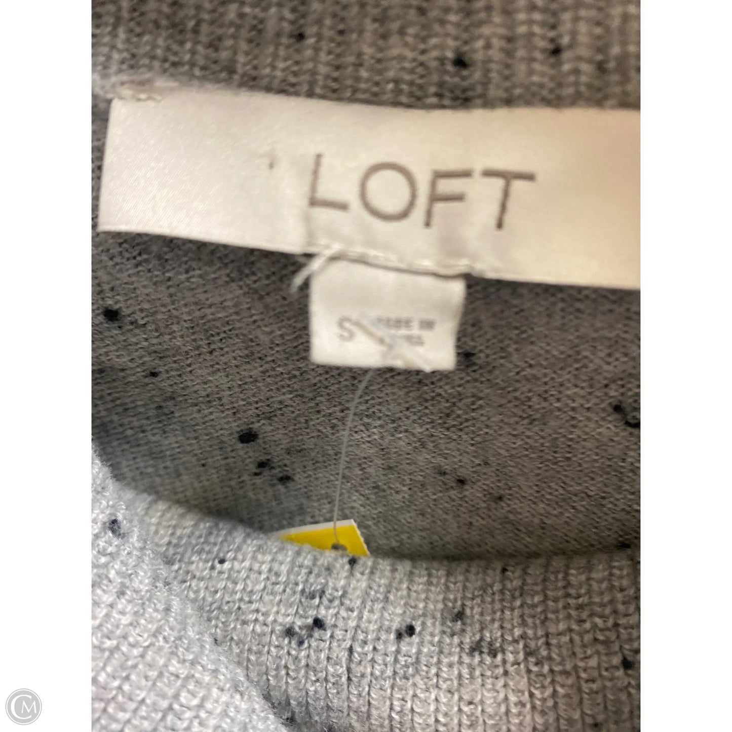 Sweater By Loft In Grey, Size: S