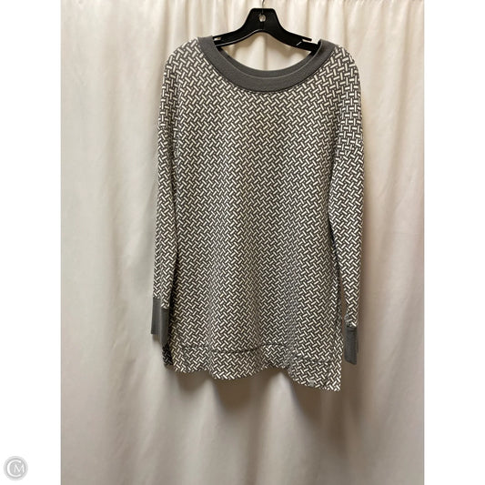 Sweater By Talbots In Grey, Size: M