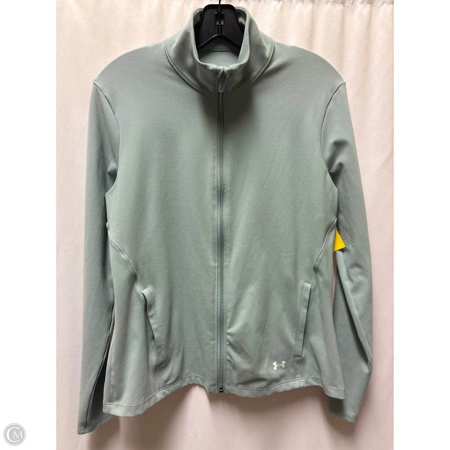 Jacket Fleece By Under Armour In Teal, Size: L