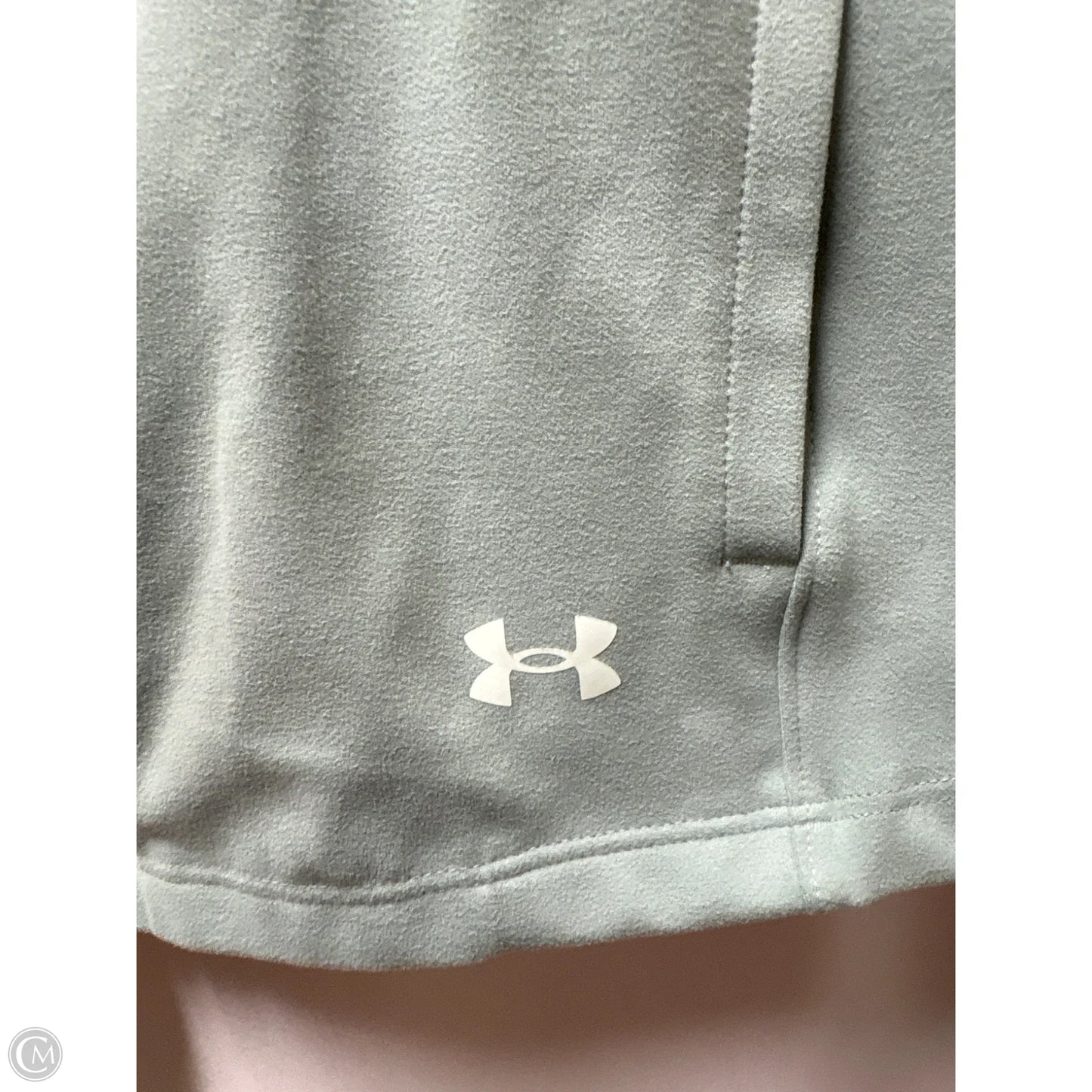 Jacket Fleece By Under Armour In Teal, Size: L