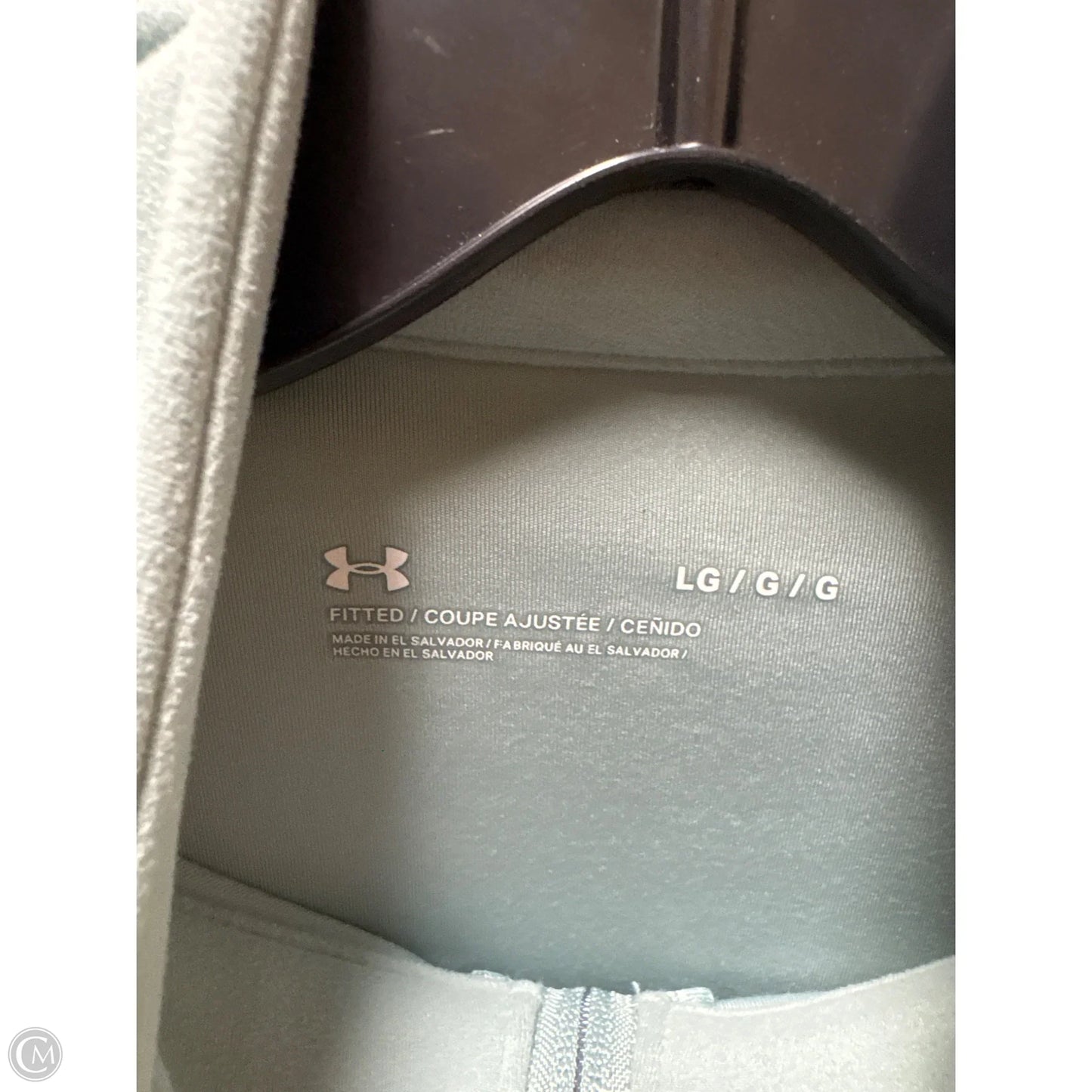 Jacket Fleece By Under Armour In Teal, Size: L