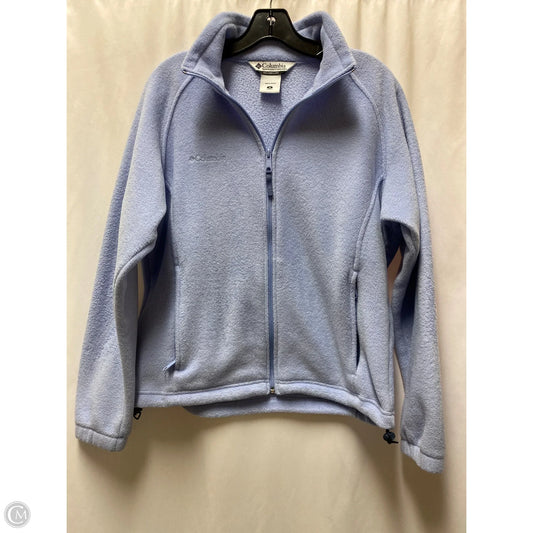 Jacket Fleece By Columbia  in Purple, Size: M