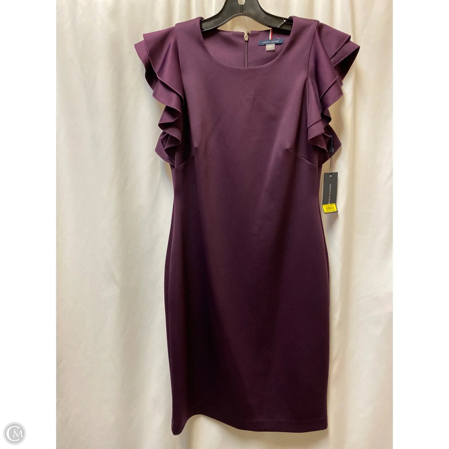 Dress Casual Midi By Tommy Hilfiger In Purple, Size: 8