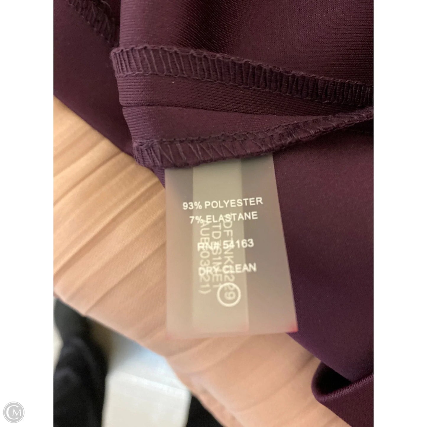 Dress Casual Midi By Tommy Hilfiger In Purple, Size: 8