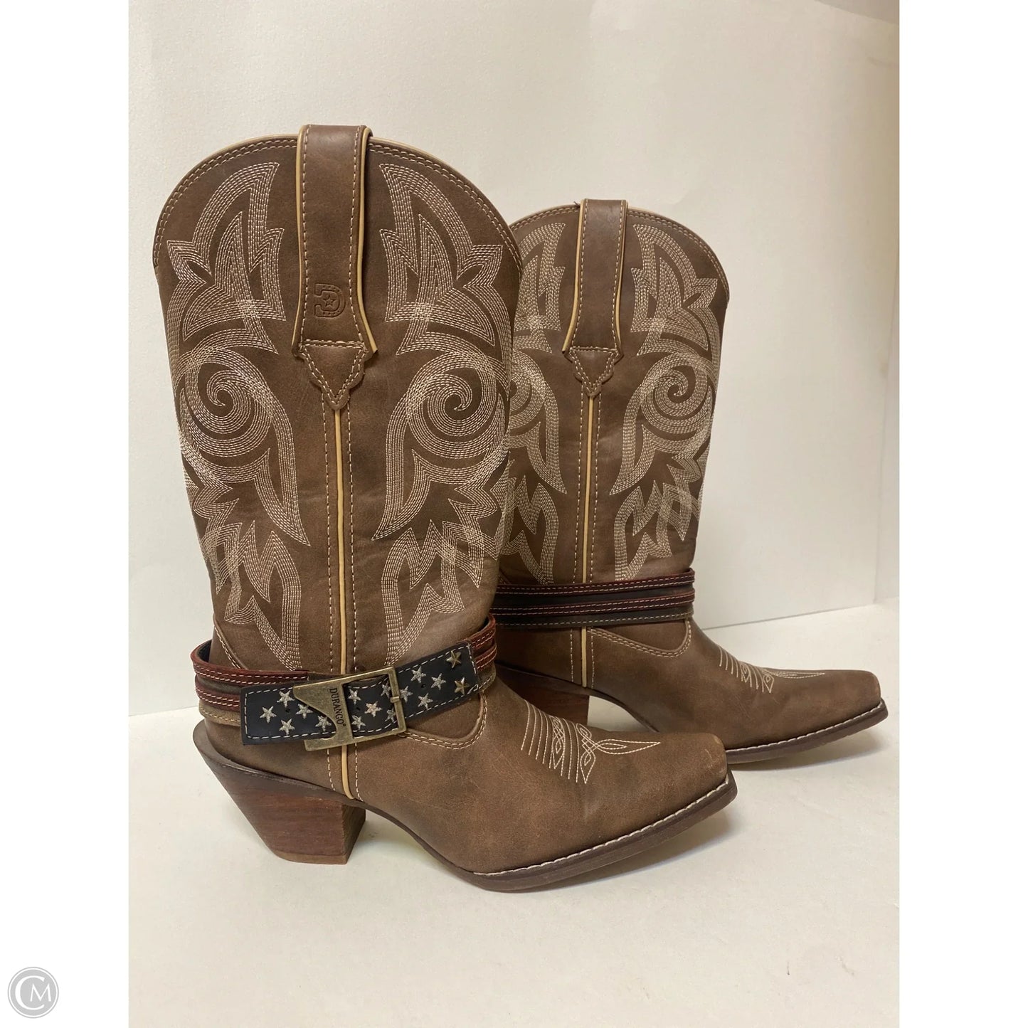 Boots Mid-calf Heels By Durango In Brown, Size: 6.5