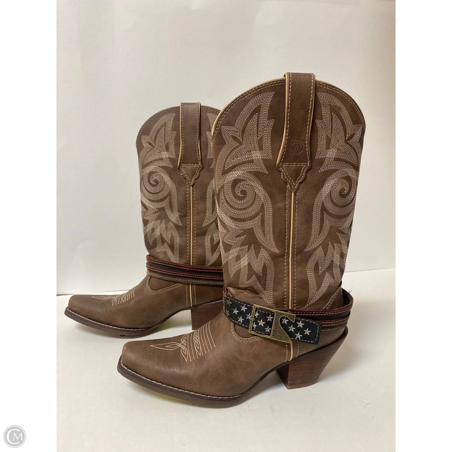Boots Mid-calf Heels By Durango In Brown, Size: 6.5