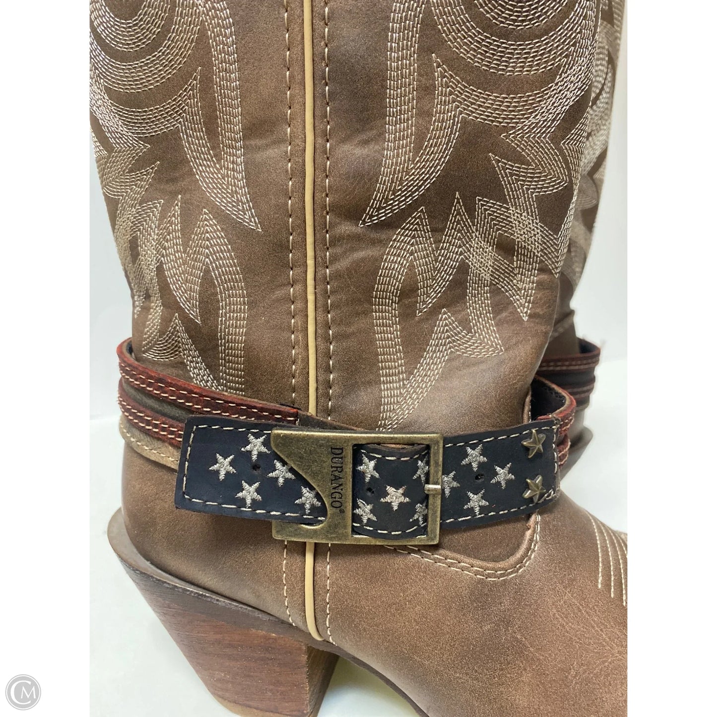 Boots Mid-calf Heels By Durango In Brown, Size: 6.5