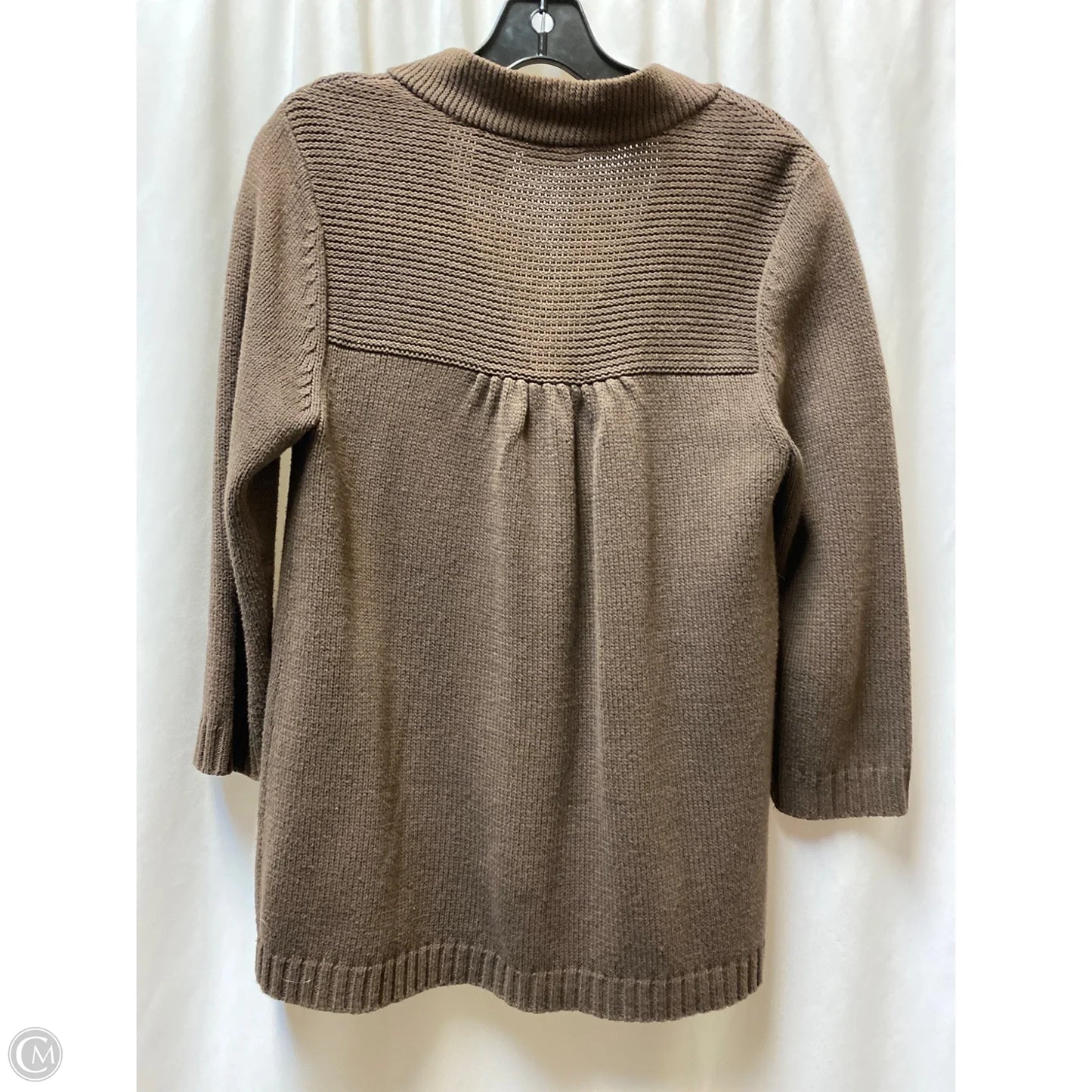 Dress Sweater By Kim Rogers In Brown, Size: M